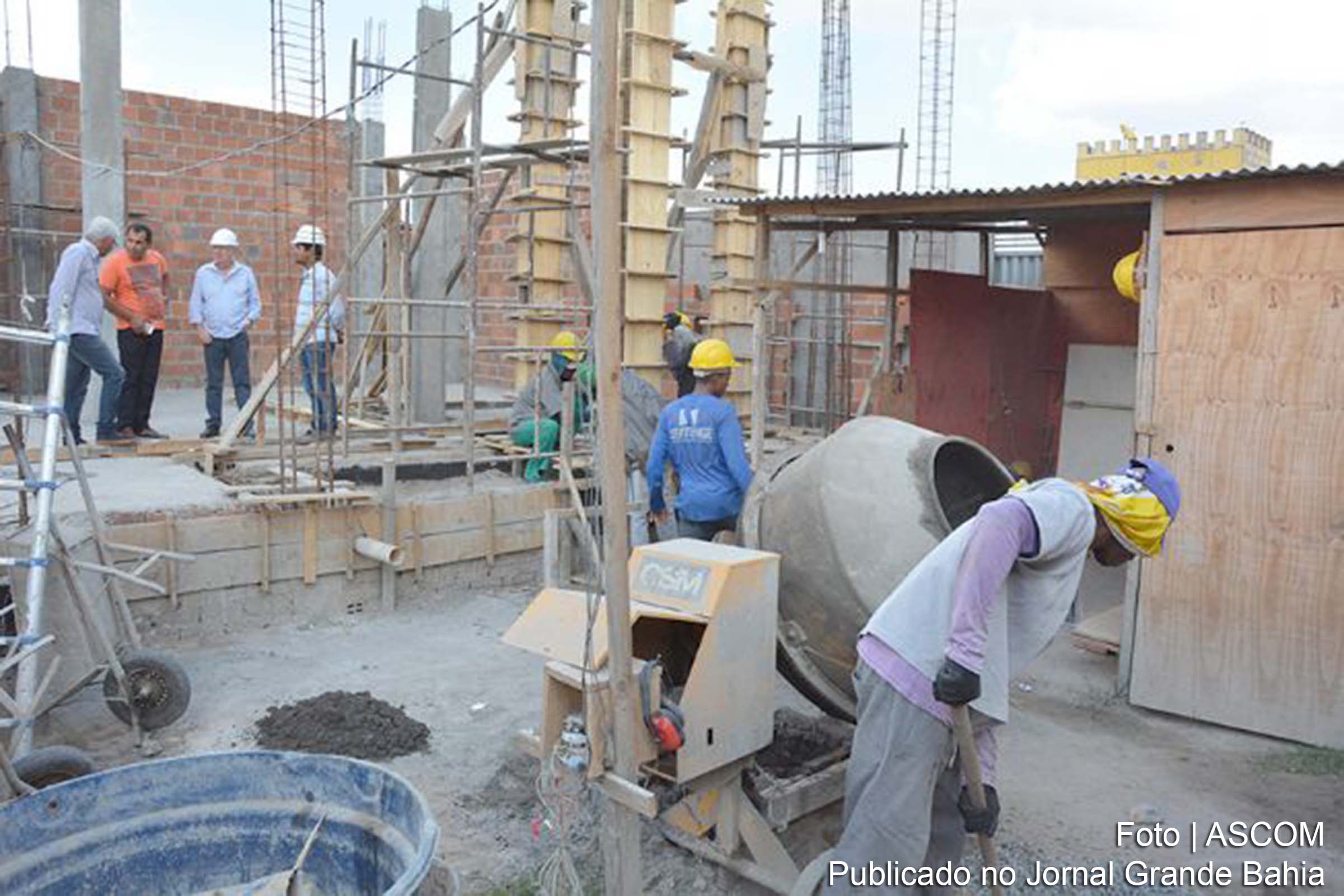Obras da nova sede do Centro Municipal de Diagnóstico por Imagem (CMDI) Dr. Eugênio Laurine, em Feira de Santana.