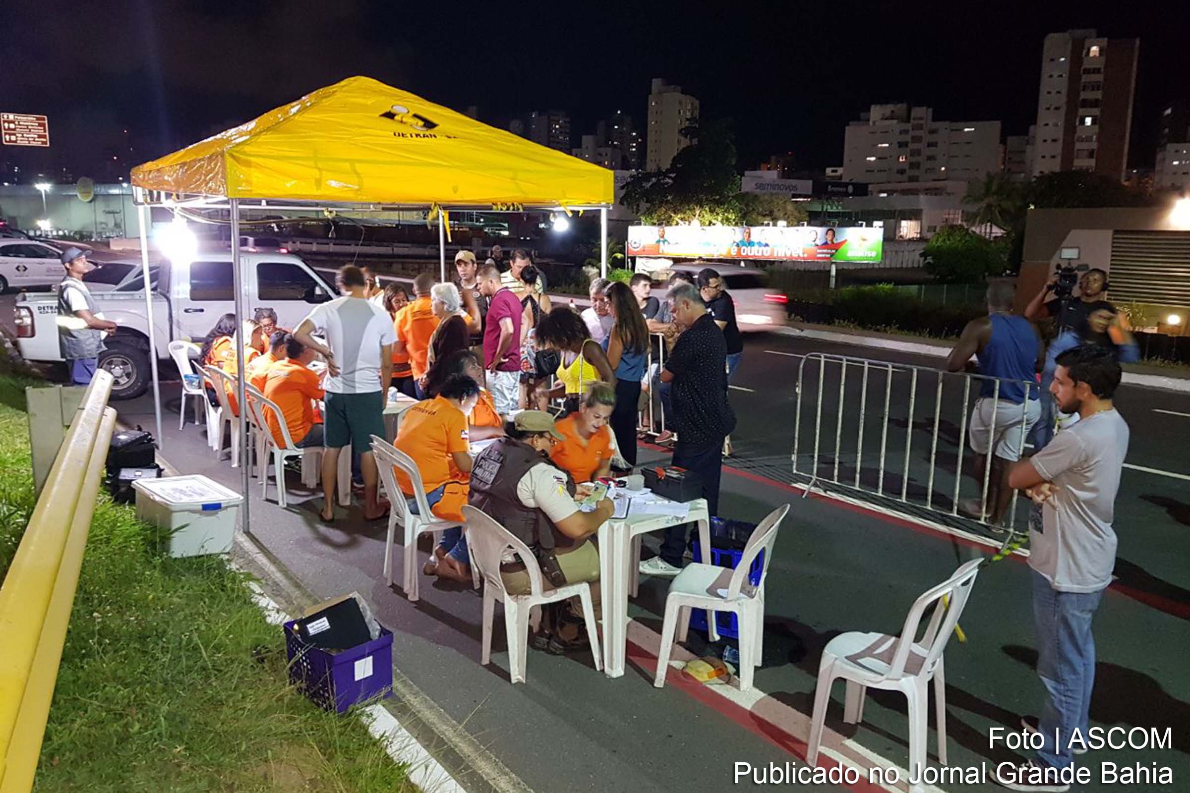 Operação Lei Seca flagra 76 motoristas embriagados na Bahia