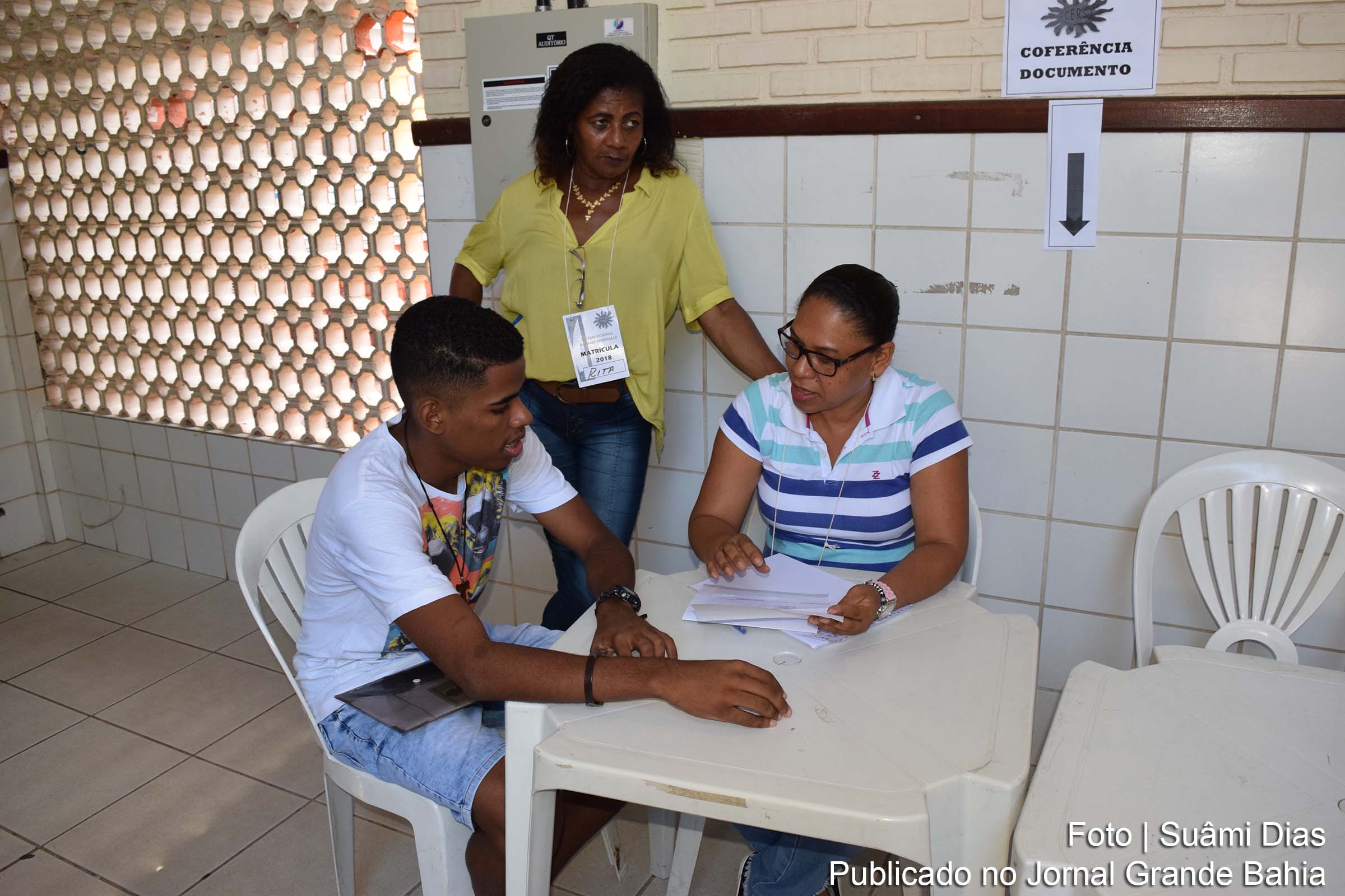 Processo de matrícula dos estudantes oriundos da rede municipal para o ano letivo de 2018.
