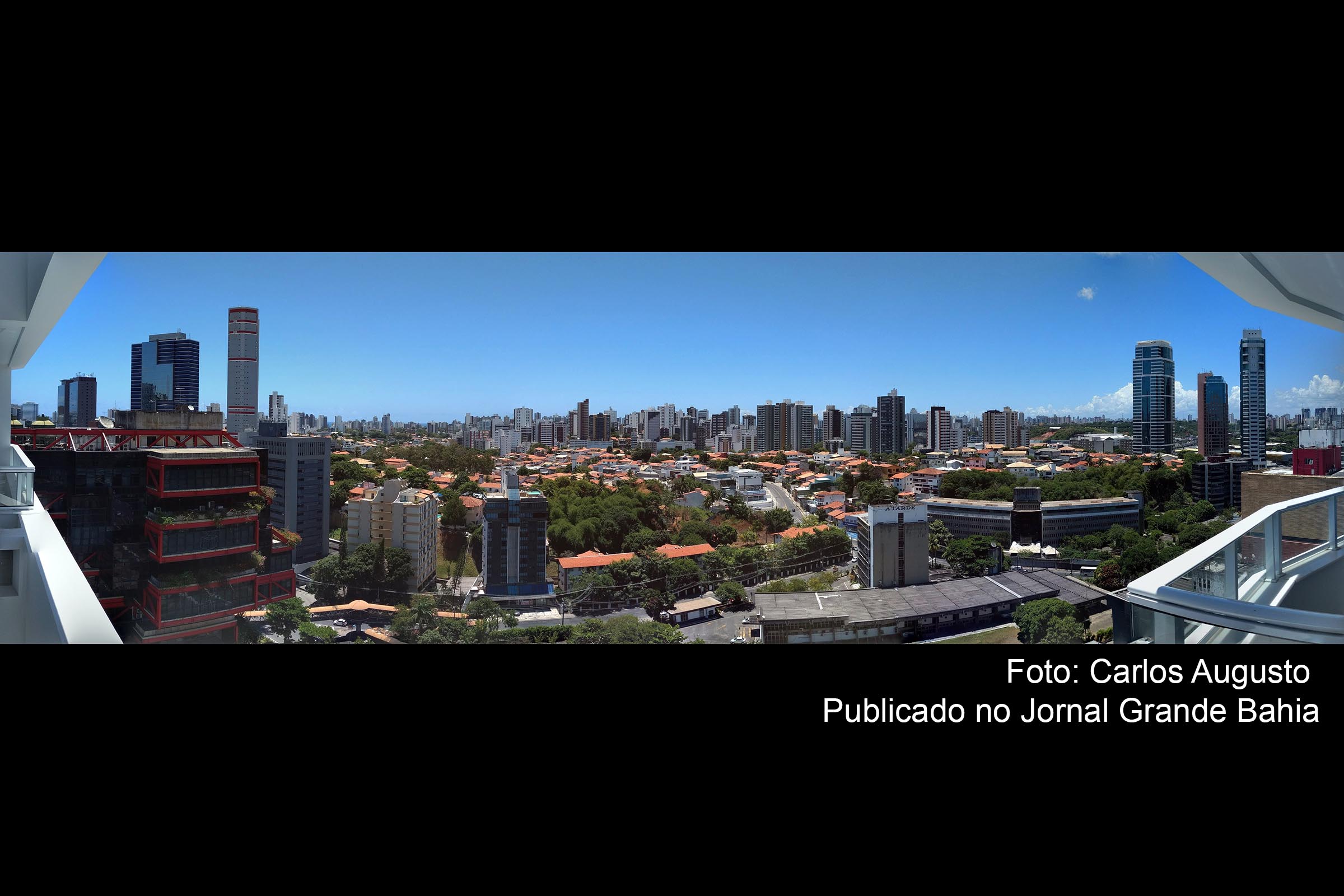 Vista panorâmica de Salvador.