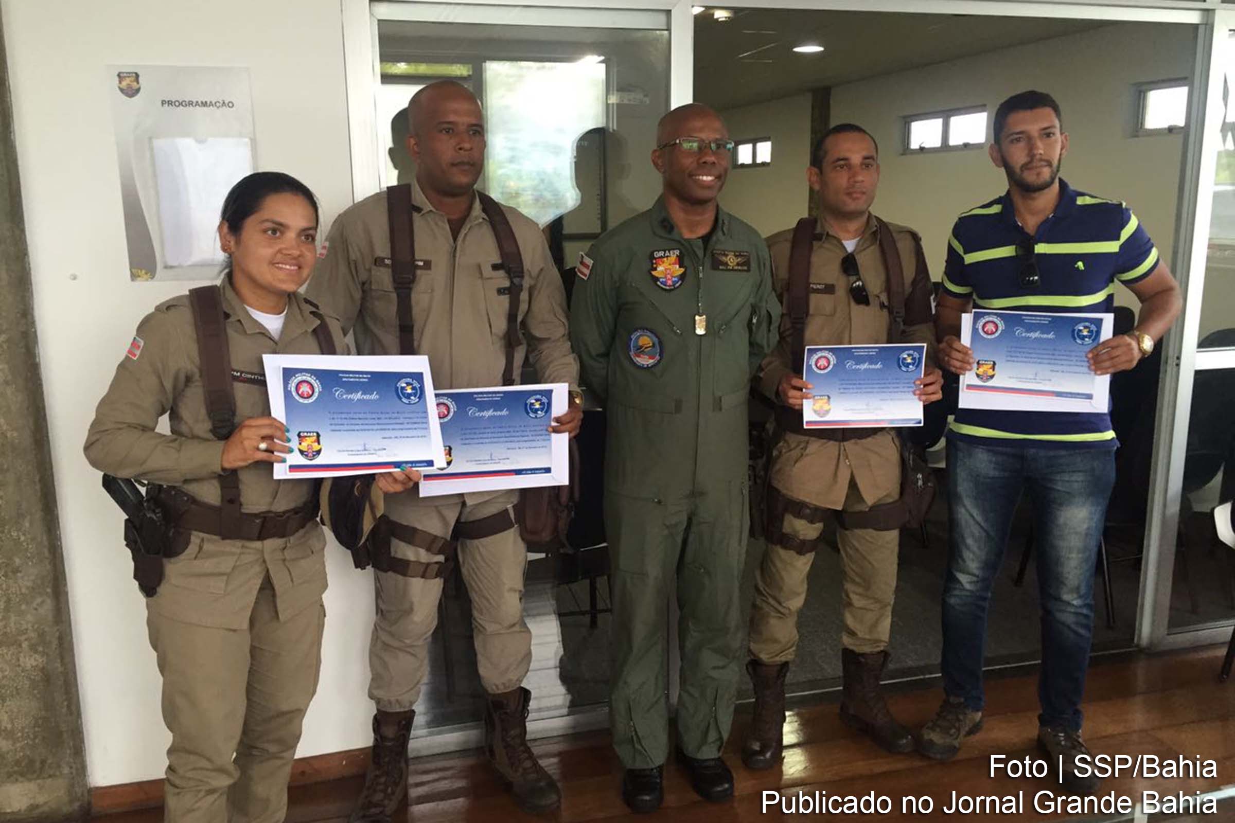Graer finaliza capacitação de operadores de drones.