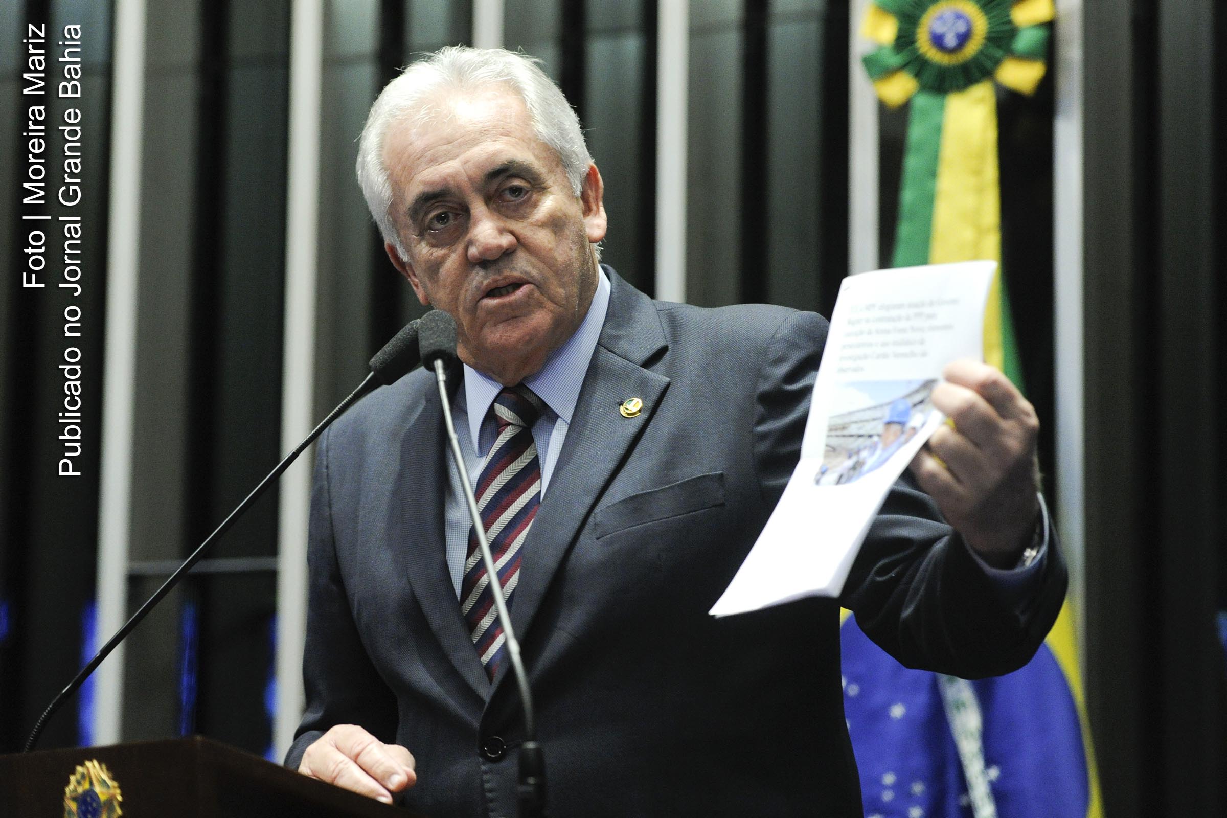 Na tribuna do Senado, Otto Alencar defende integridade do ex-governador Jaques Wagner e diz que acusações são infundadas