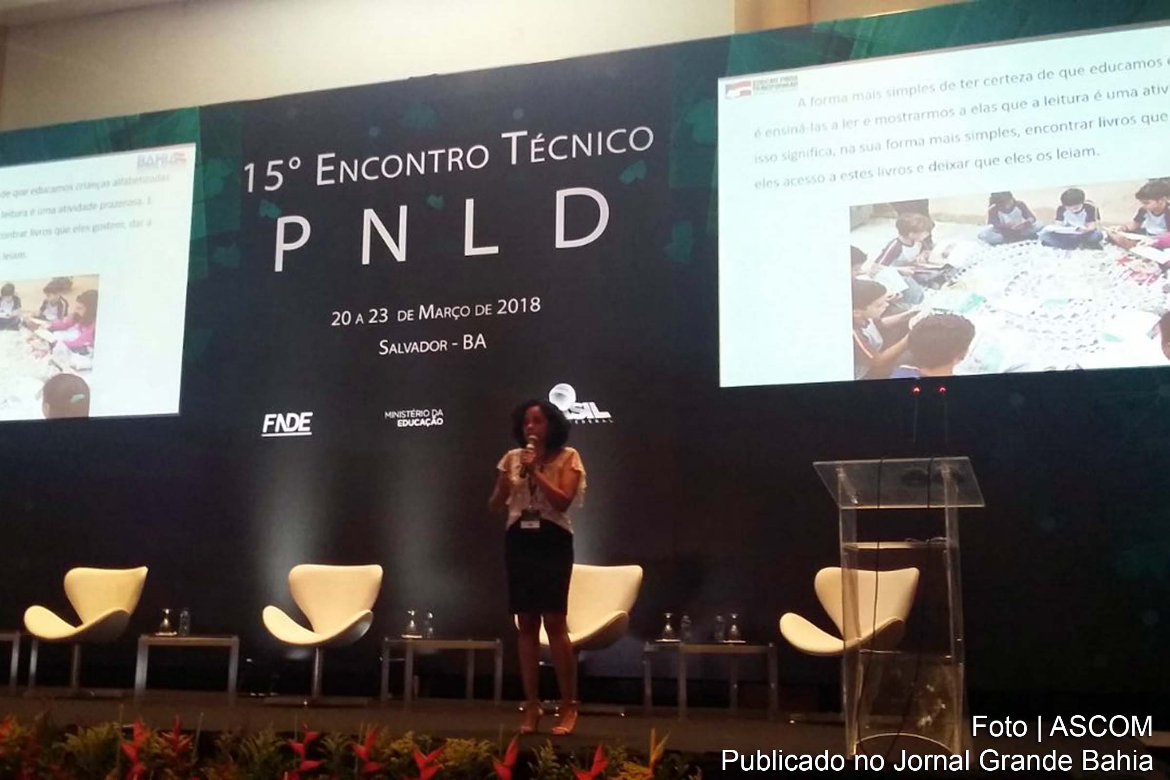 15º Encontro Técnico do Programa Nacional do Livro e do Material Didático, em Salvador.