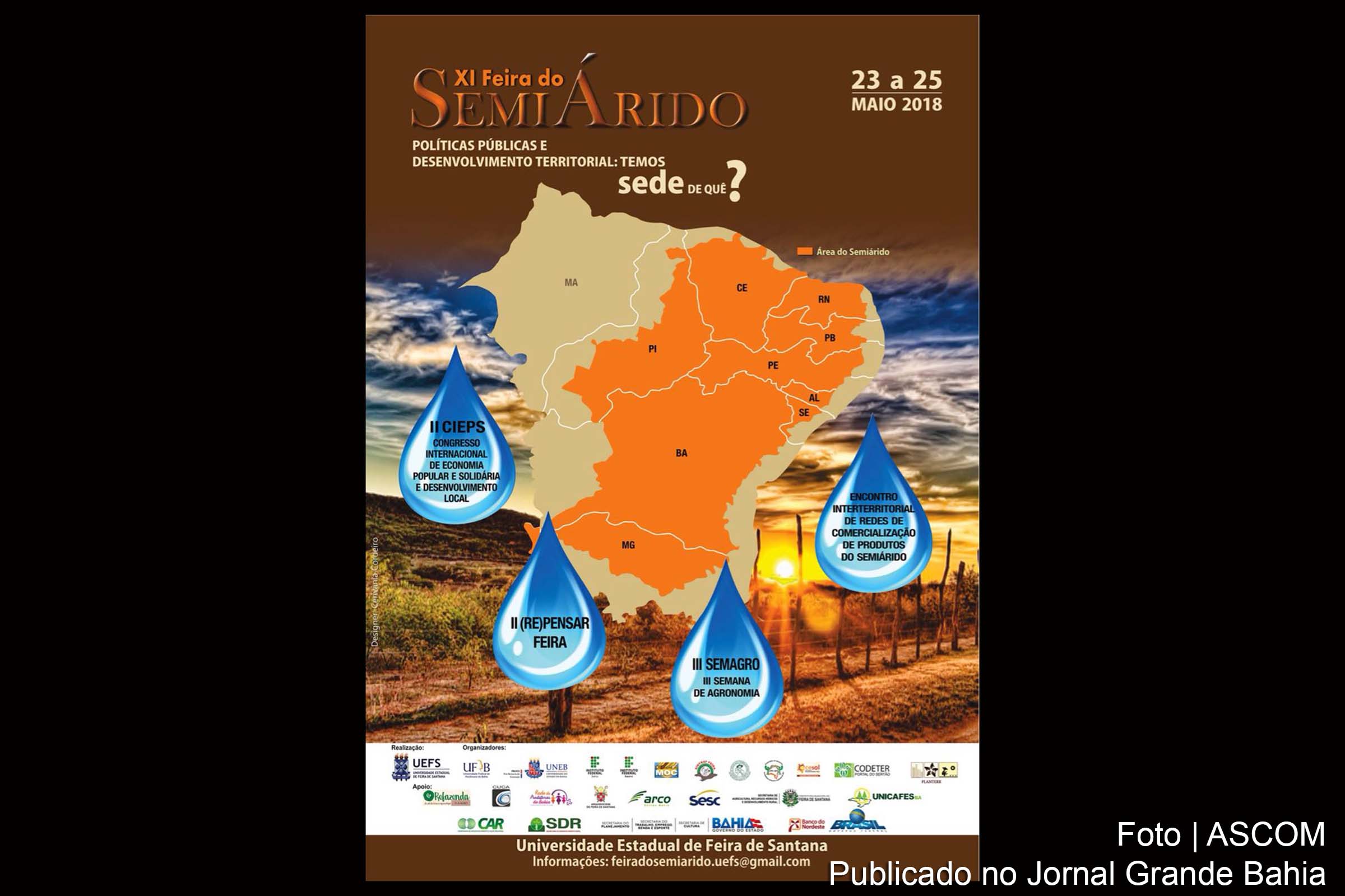 Cartaz da 'XI Feira do Semiárido DEF'.