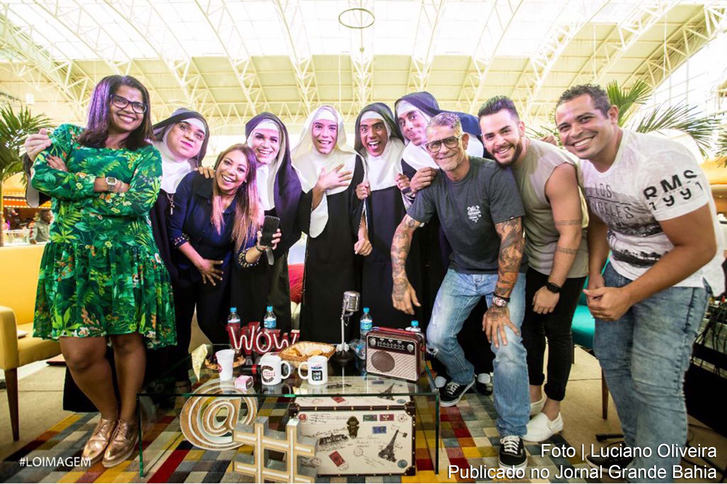 Programa Conectados interage com público no Salvador Shopping.