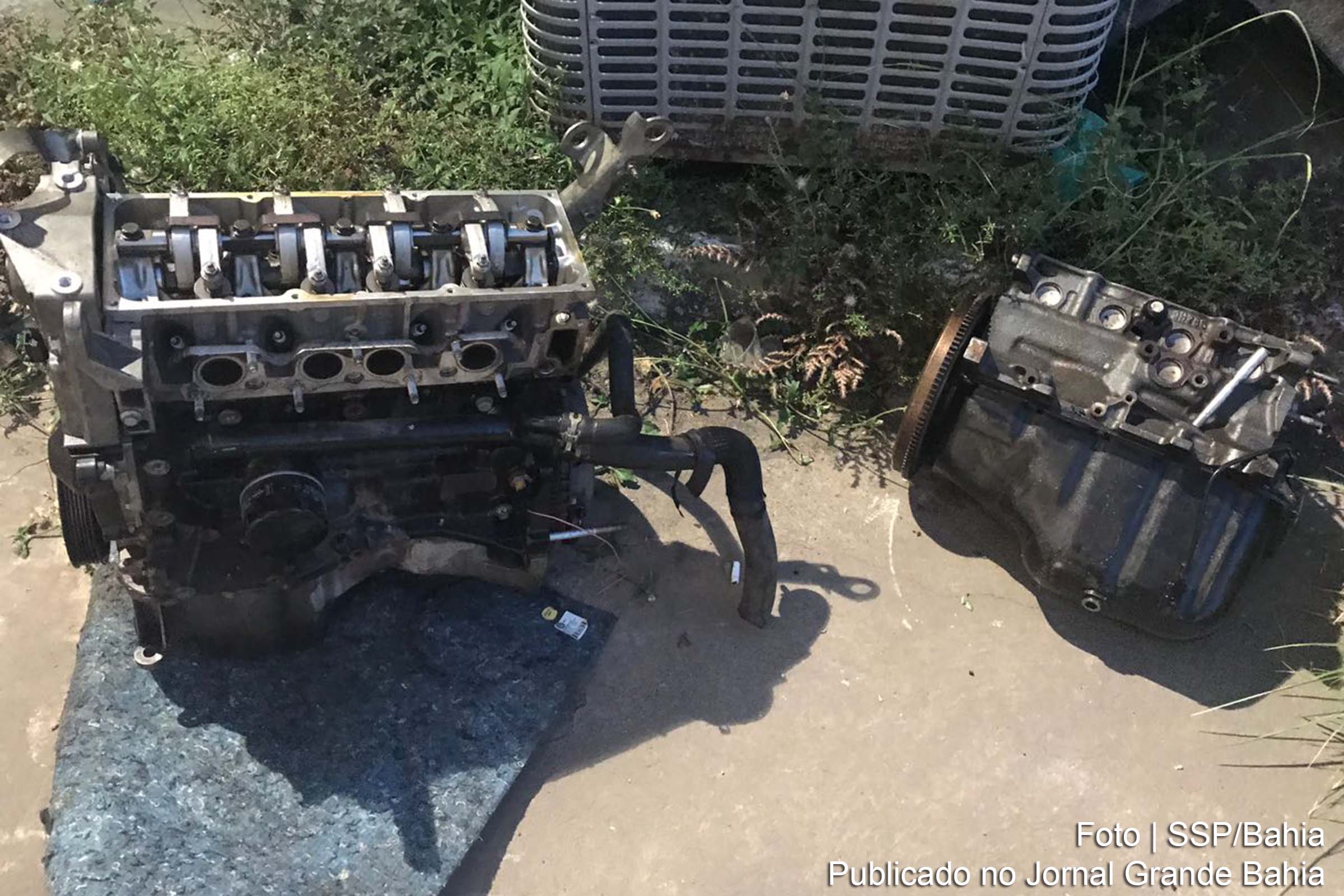 DRFRV desarticula galpão de desmanche de carros no Subúrbio Ferroviário.