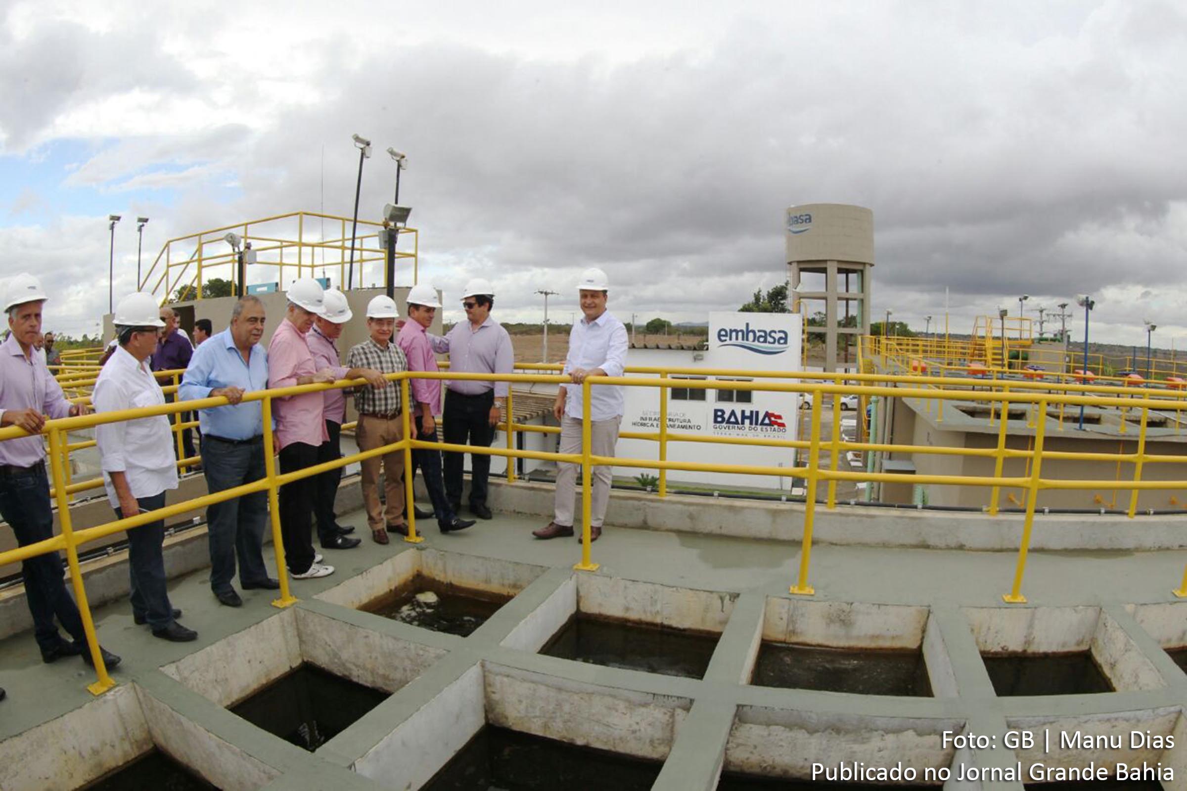 Governador Rui Costa regressa à Santo Estevão para inaugurar a 1ª etapa do sistema de esgotamento sanitário.
