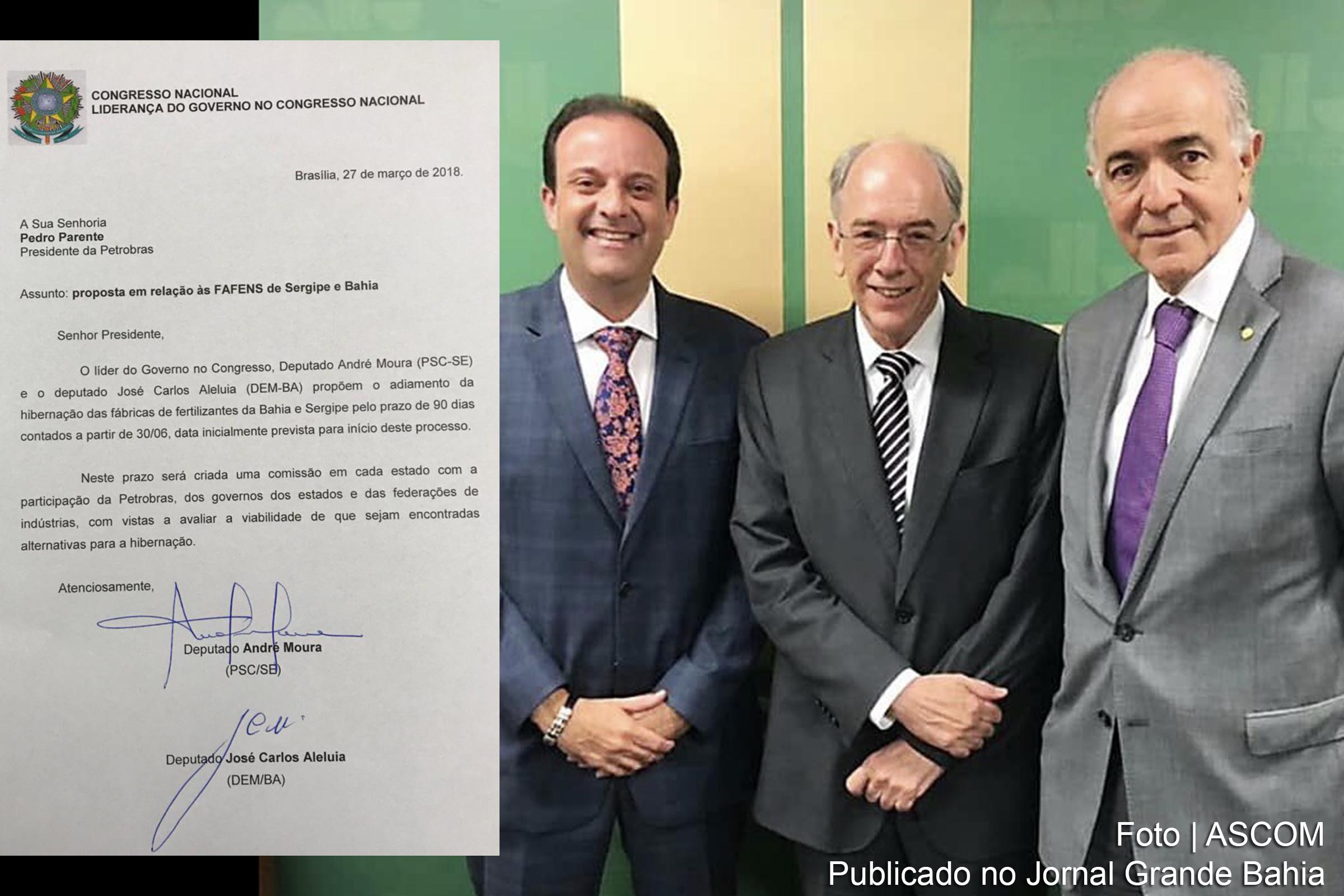 Deputado José Carlos Aleluia propõe adiamento do fechamento da FAFEN.