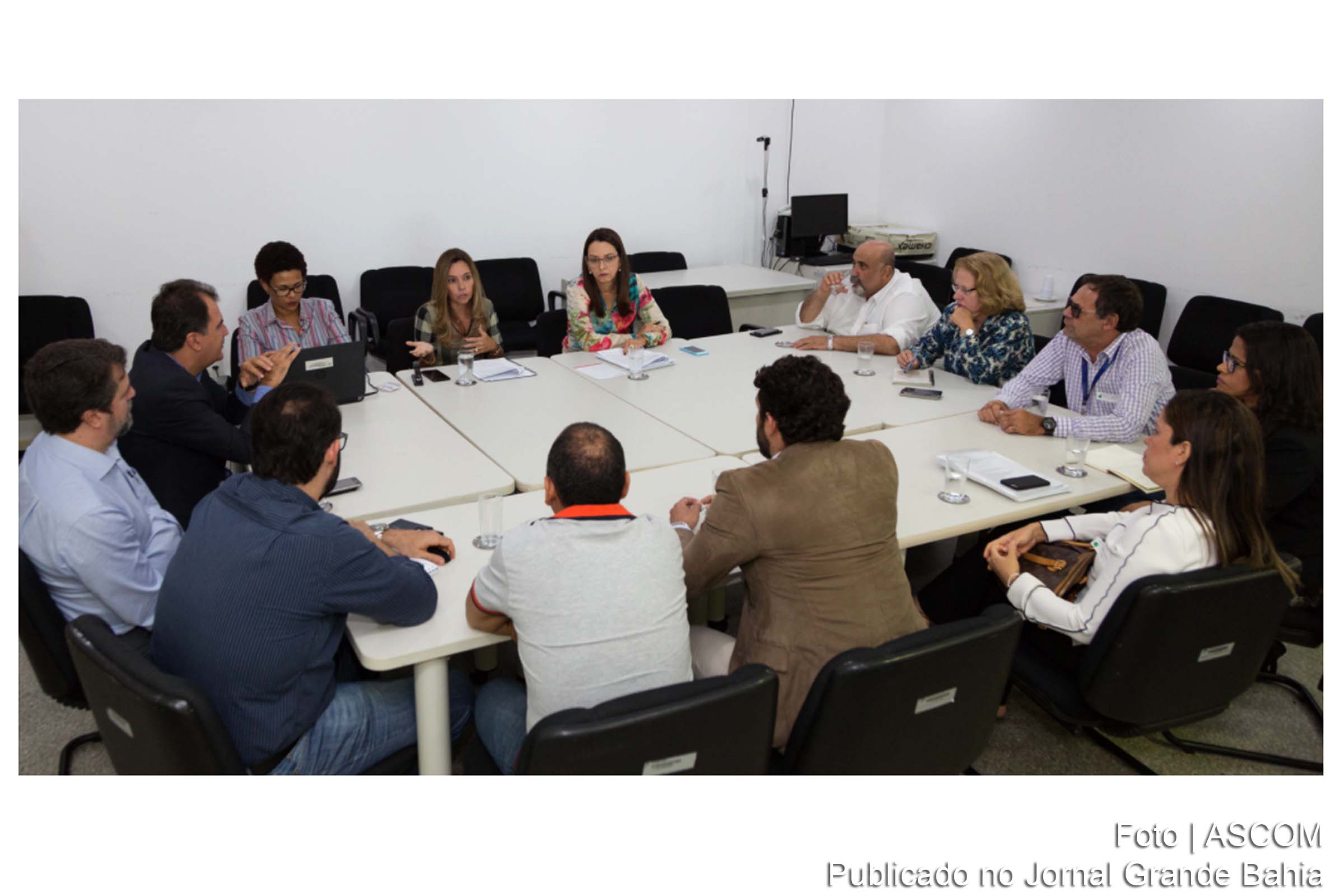 Reunião com representantes do MPBA, governo da Bahia e prefeitura de Salvador para debate da integração do sistema de transporte metrô/ônibus.