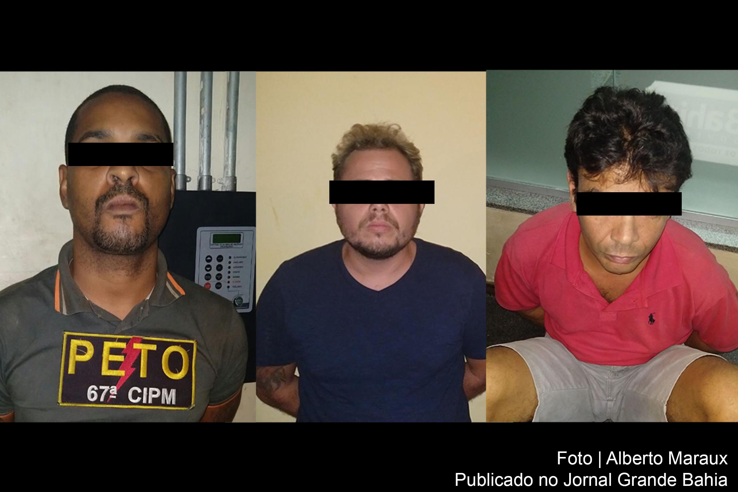 Quadrilha suspeita de ataques em Catu é presa pela Polícia Militar.