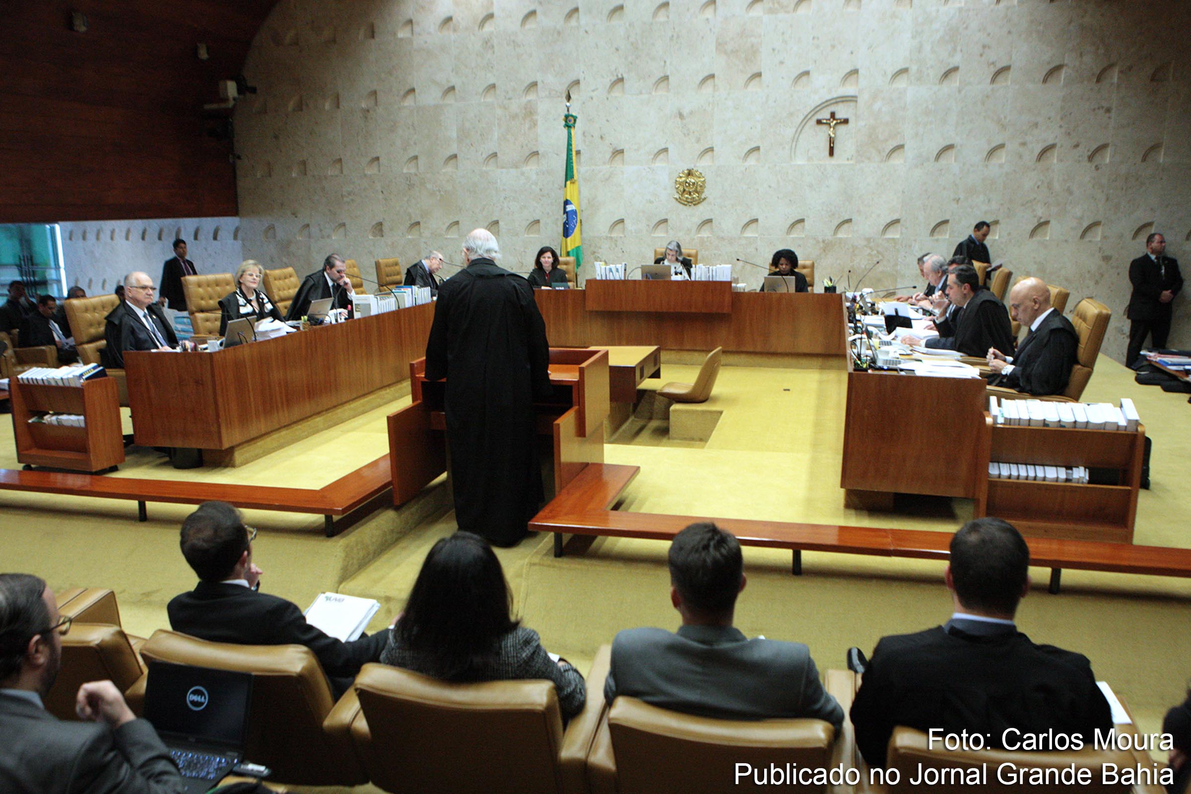 Sessão plenária do STF, sob a presidência da ministra Cármen Lúcia.