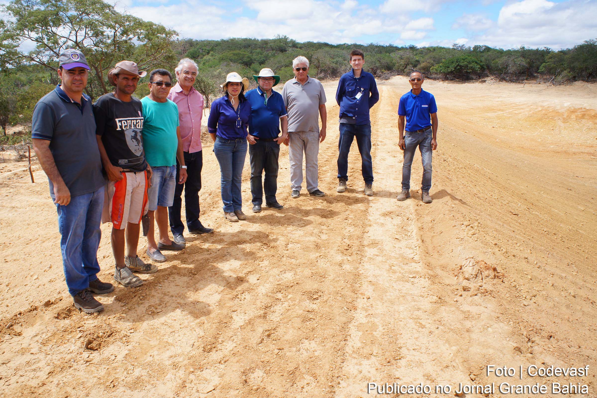 Técnicos da CODEVASF atuam na zona rural dos municípios de Juazeiro, Jaguarari e Campo Formoso.