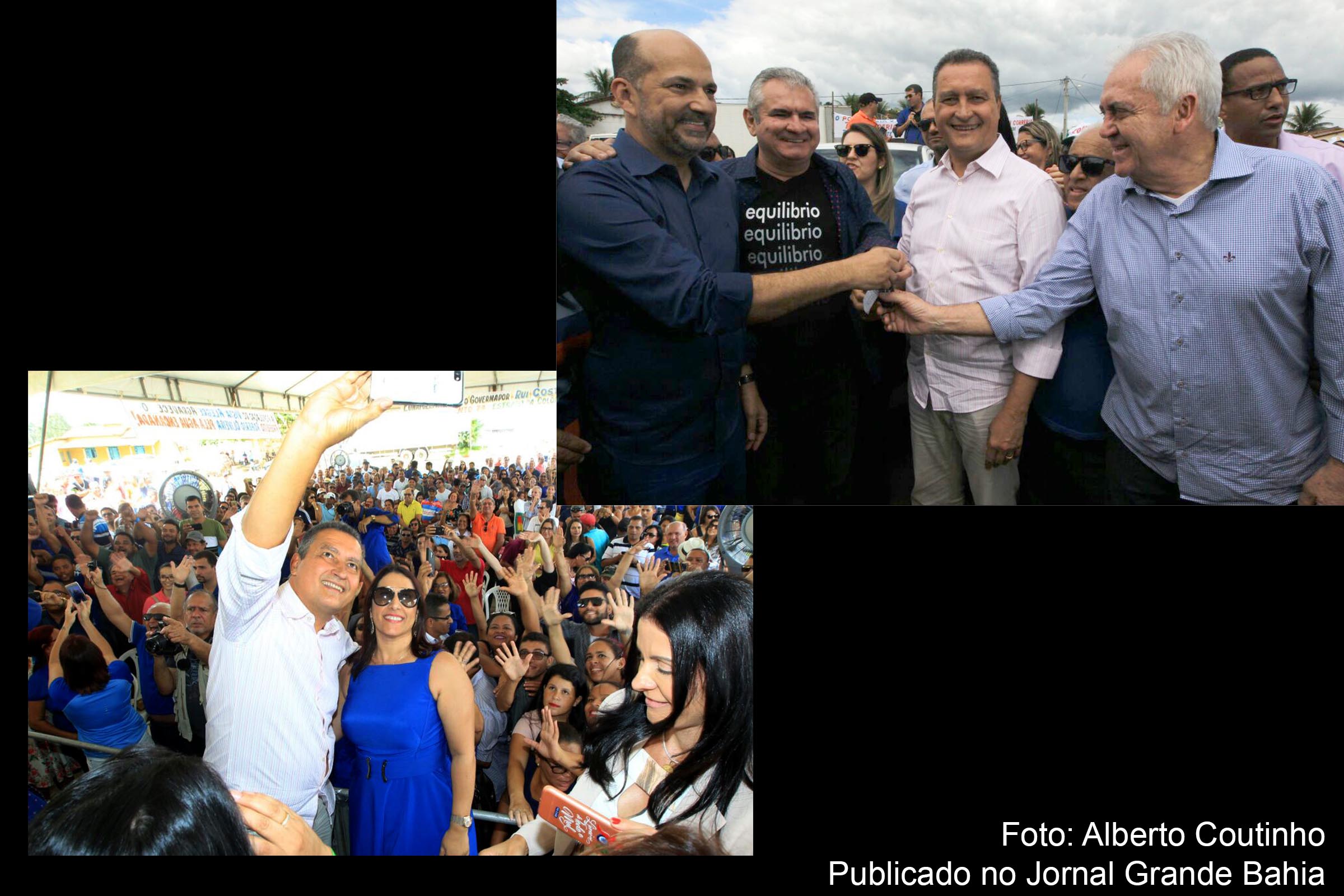 Governador Rui Costa entrega um veículo pick up para transporte da equipe do Programa Saúde da Família, entrega de 97 certificados de Cadastro Ambiental Rural (CAR), entrega mudas, entrega ao Hospital Regional de Eunápolis um equipamento Arco Cirúrgico (Arco C), assina ordem de serviço para Implantação de um sistema de abastecimento de água e autoriza obras na rodovia que liga a sede do município ao distrito de Colônia, em Eunápolis.