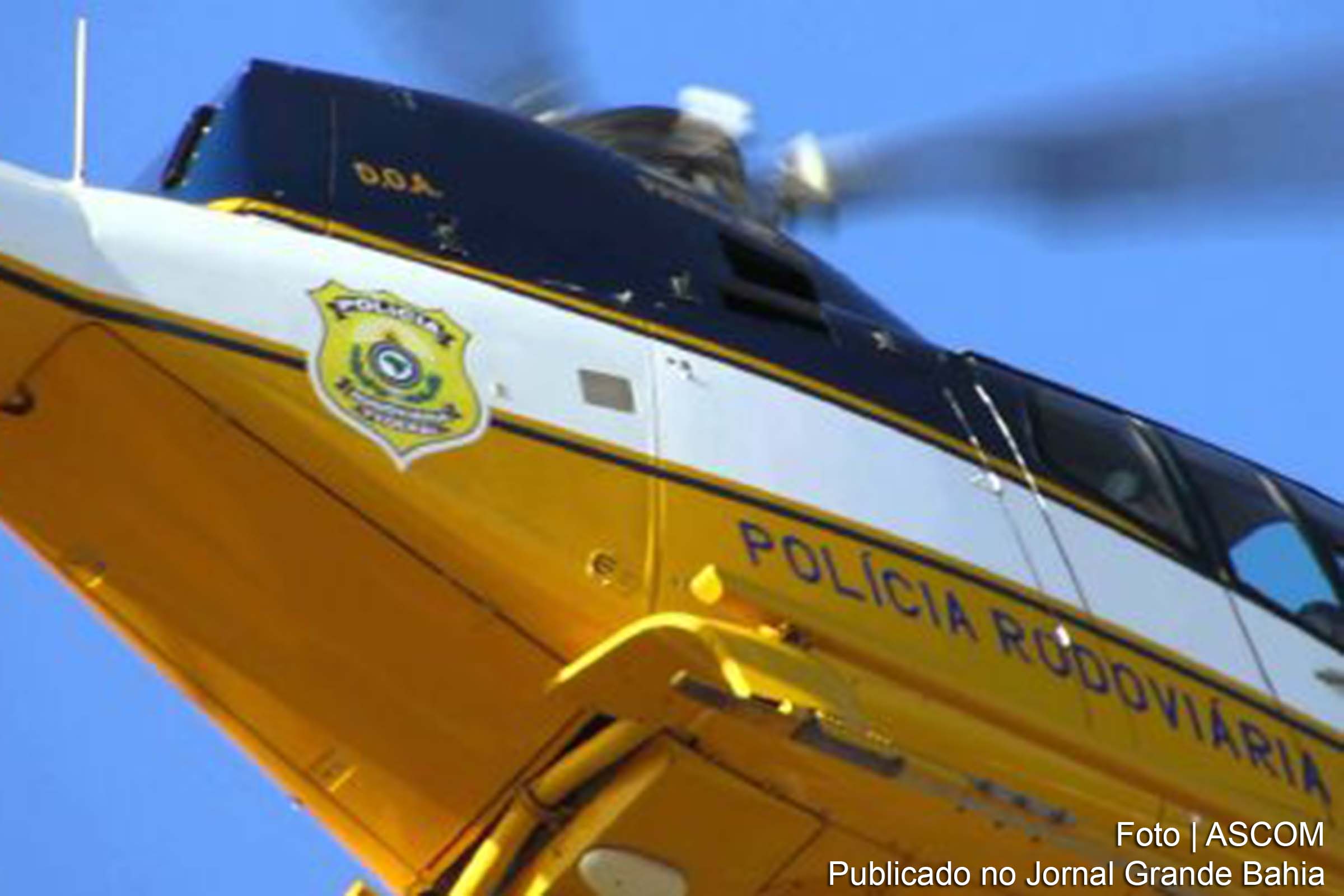 Helicóptero da PRF é disponibilizado para a Micareta 2018 de Feira de Santana.