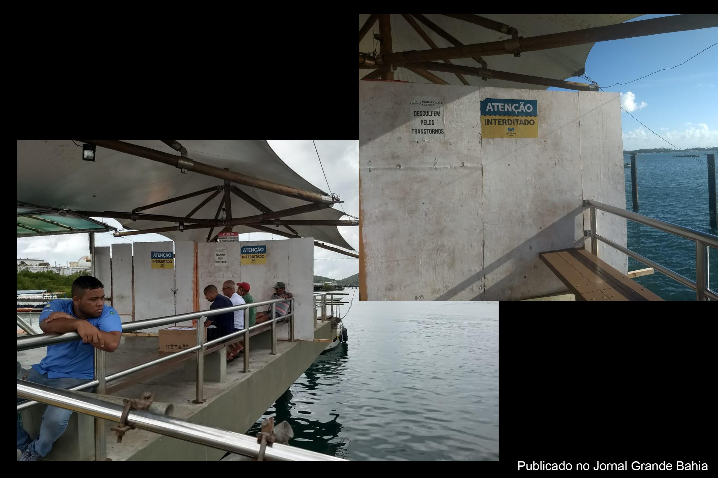 Imagens revelam negligência da SINART na manutenção do Terminal Marítimo de Madre de Deus.