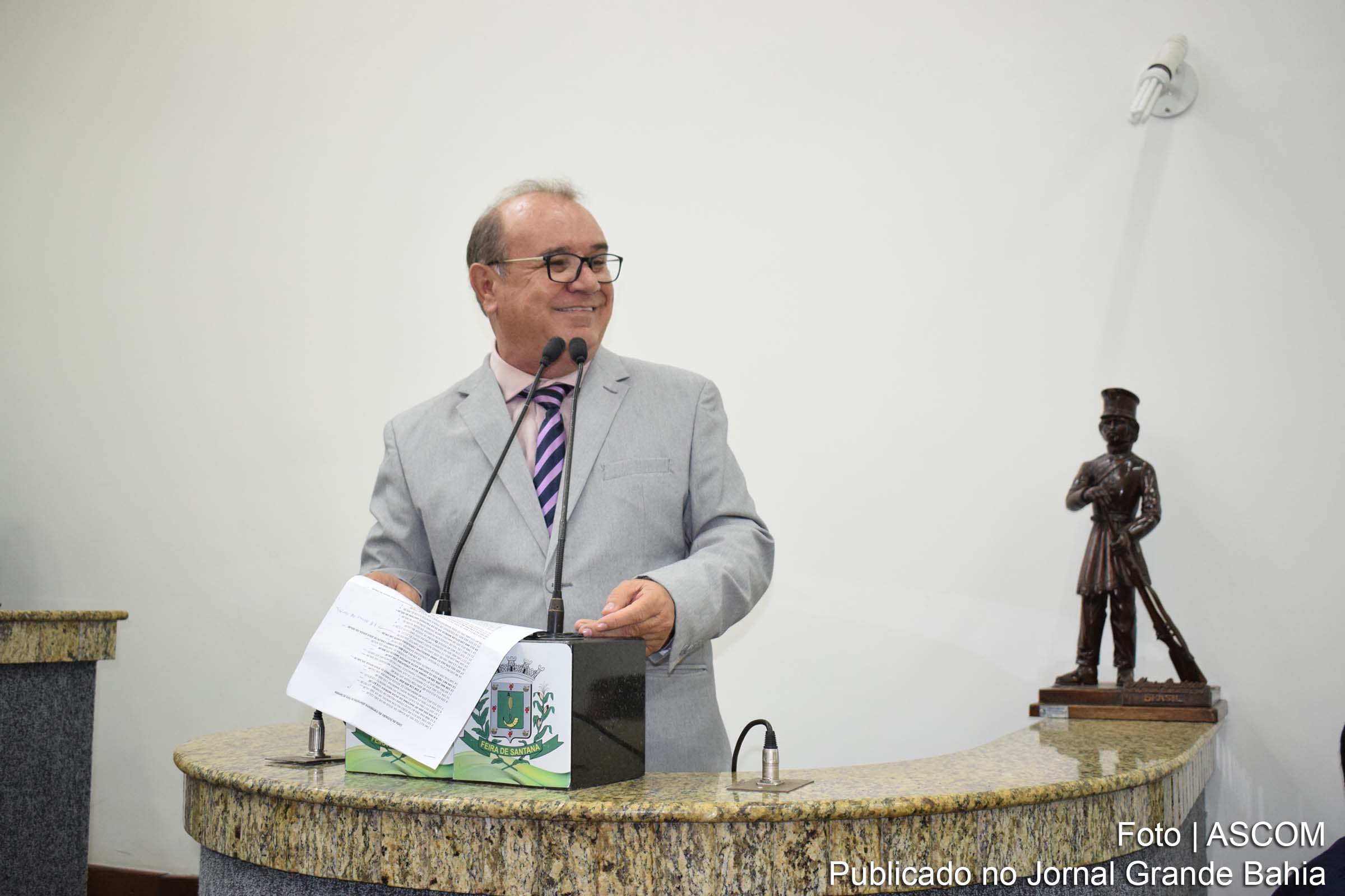 Presidente da Câmara Municipal de Feira de Santana José Carneiro Rocha (PSDB), comemora resultado.