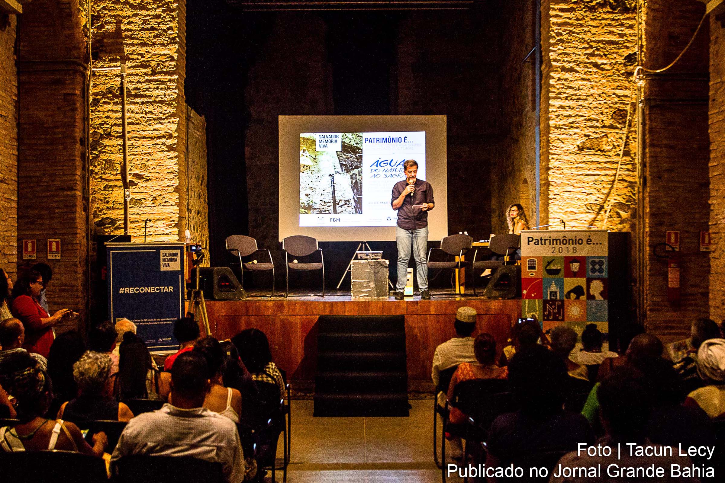 Patrimônio é..., evento realizado na Fundação Gregório de Mattos, em Salvador.