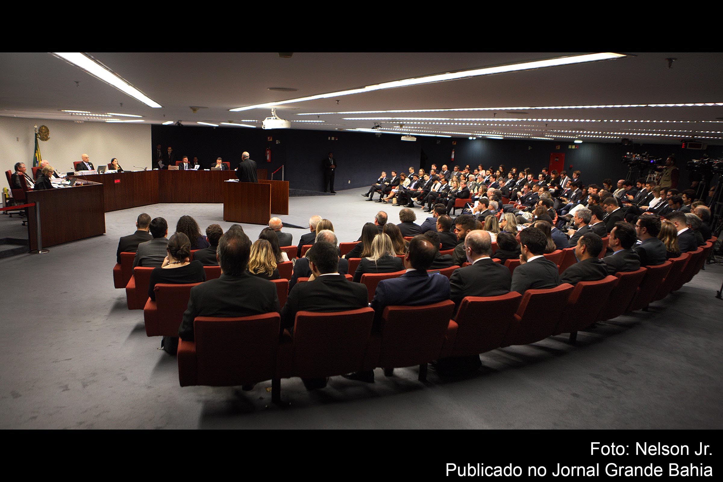 Sessão da 1ª turma do Supremo Tribunal Federal (STF), presidida pelo ministro Alexandre de Moraes.