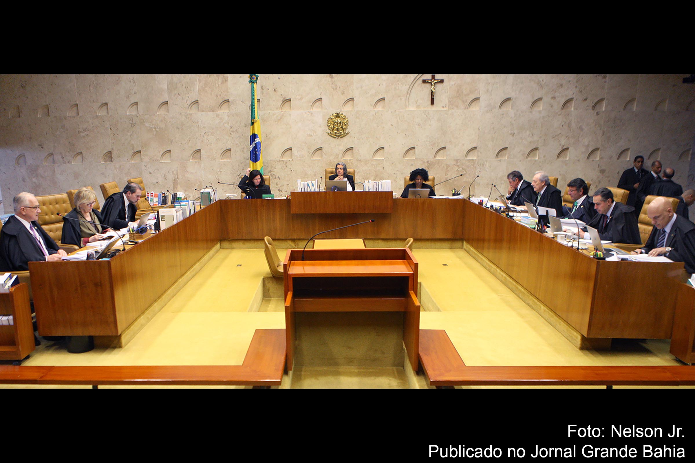 Sessão plenária do Supremo Tribunal Federal (STF), sob a presidência da ministra Cármen Lúcia.