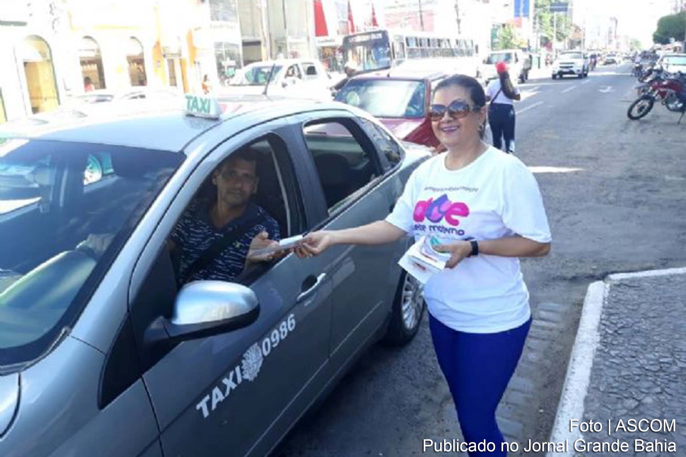 Campanha de conscientização do 'Dia Nacional de Doação de Leite Materno' ocorreu em Feira de Santana.
