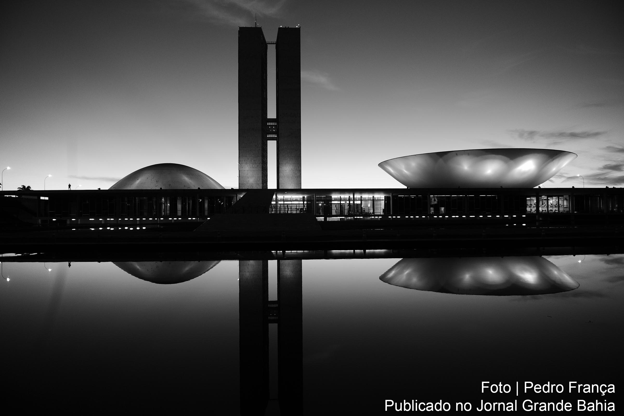 Fachada do Congresso Nacional, em Brasília.