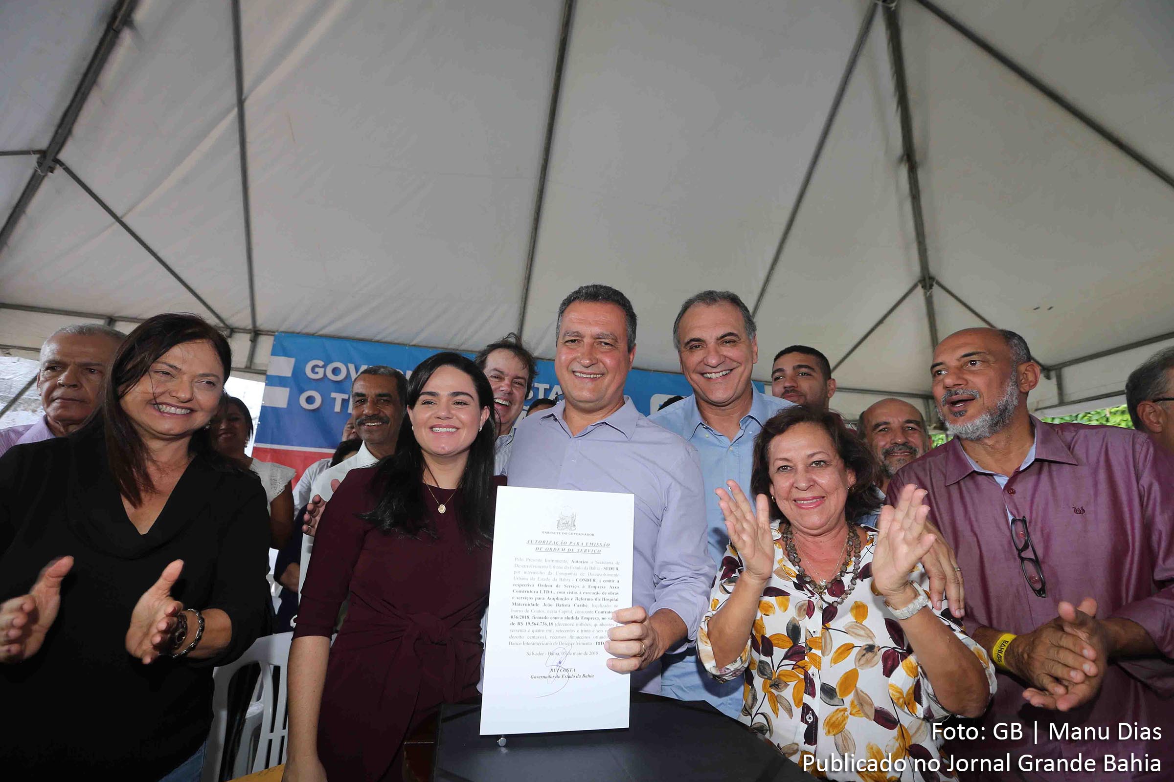 Governador Rui Costa autoriza obras de reforma e ampliação da Maternidade João Batista Caribé.