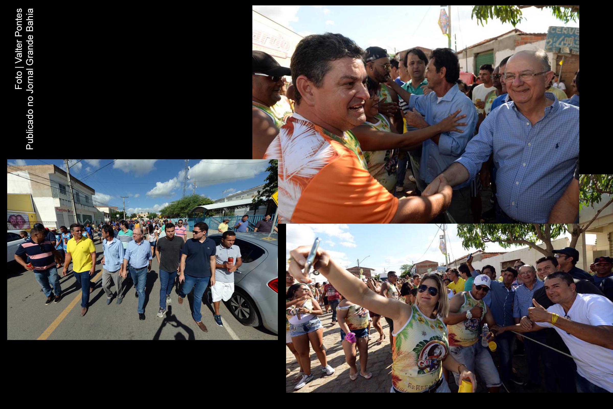 José Ronaldo participa de atividade em Irará e Queimadas.