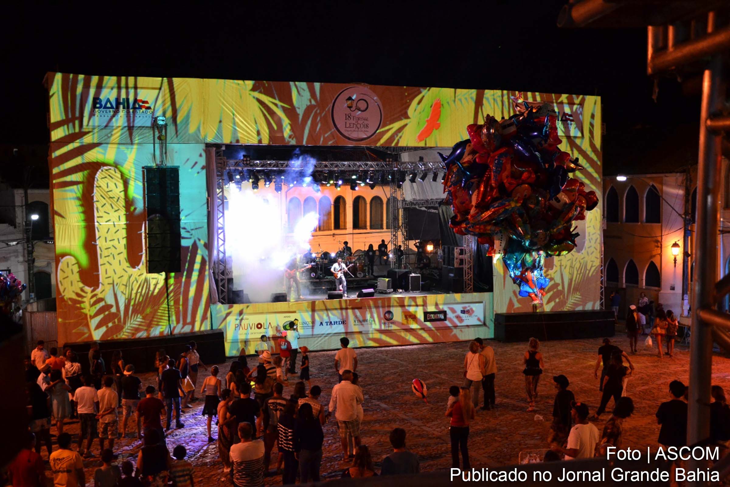 Palco do Festival de Lençóis.