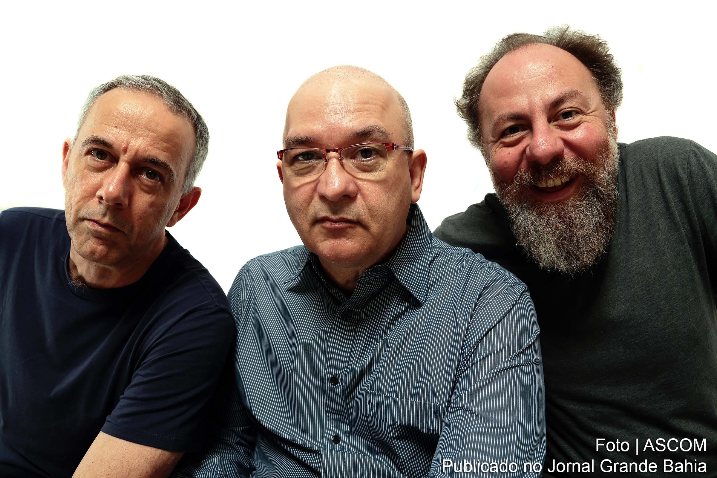 A banda Paralamas do Sucesso, formada por Herbert Vianna, Bi Ribeiro e João Barone.