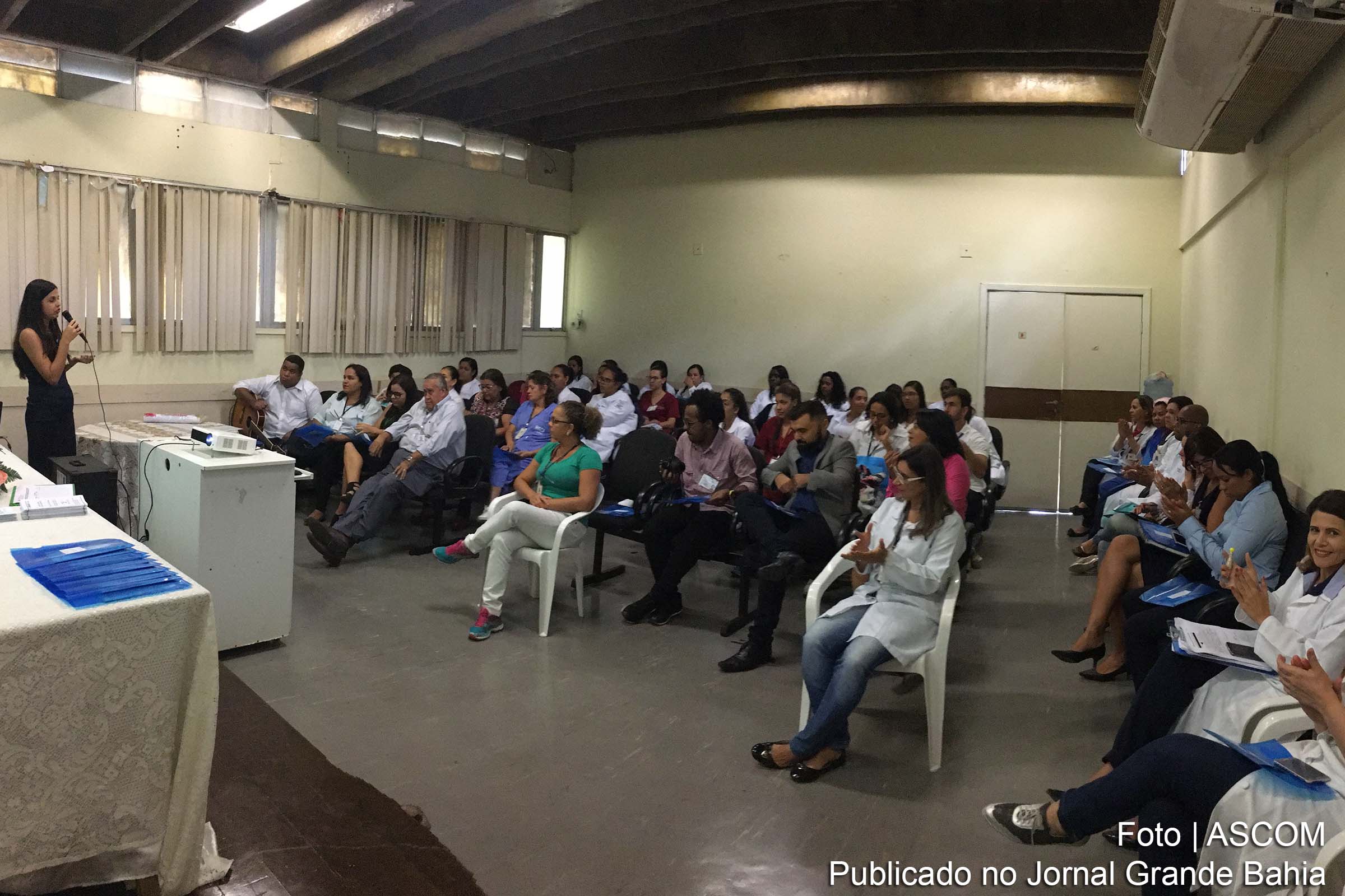 Semana de Enfermagem é realizada no Hospital Geral Clériston Andrade.
