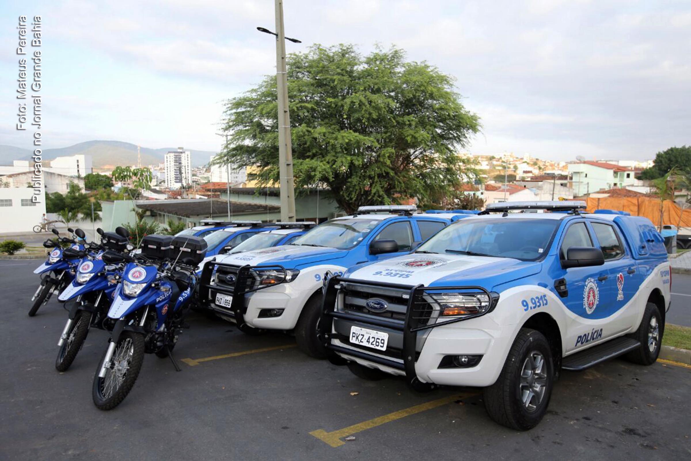Viaturas da Polícia Militar da Bahia são entregues pelo Governo Rui Costa.
