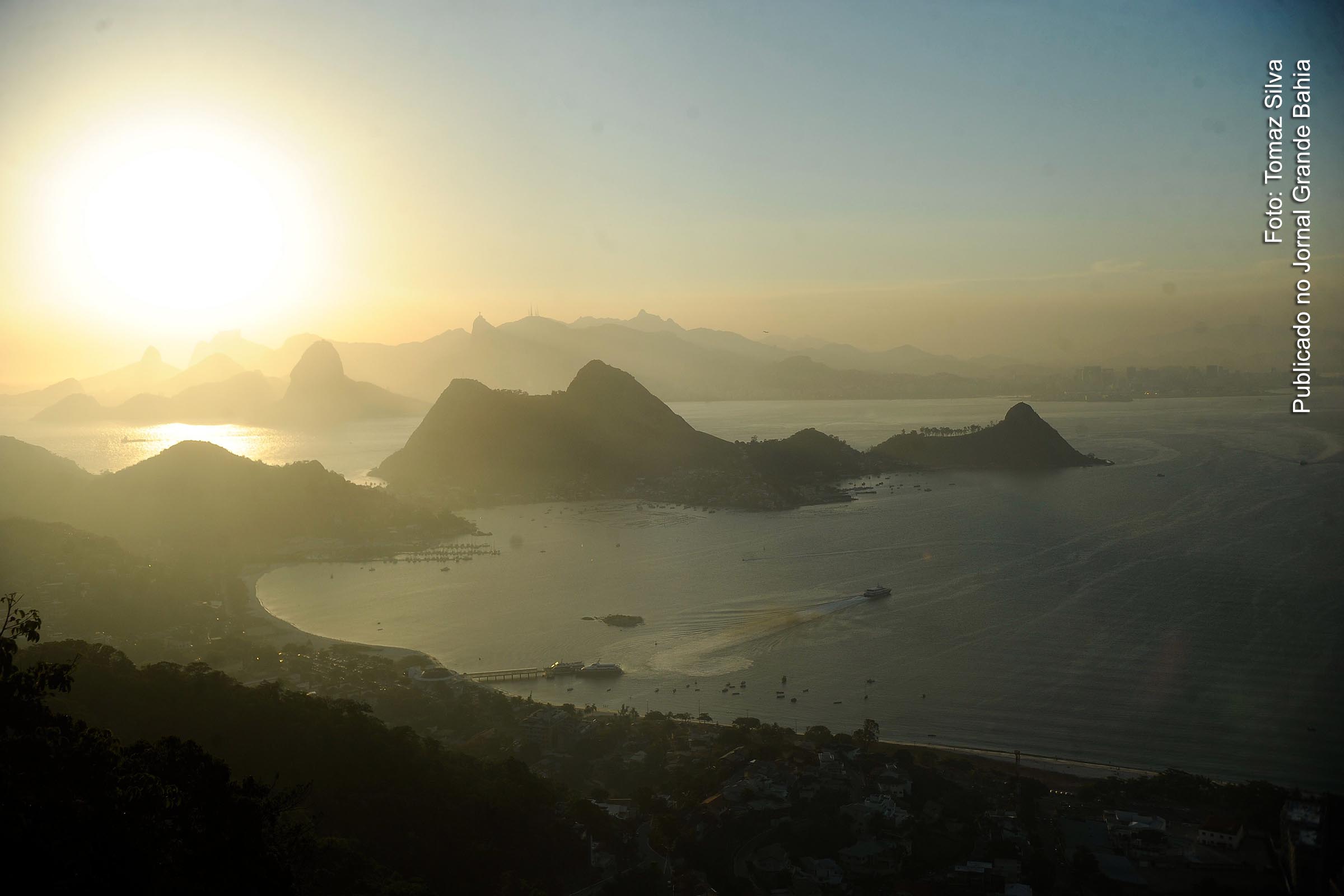 Vista aérea da cidade do Rio de Janeiro.