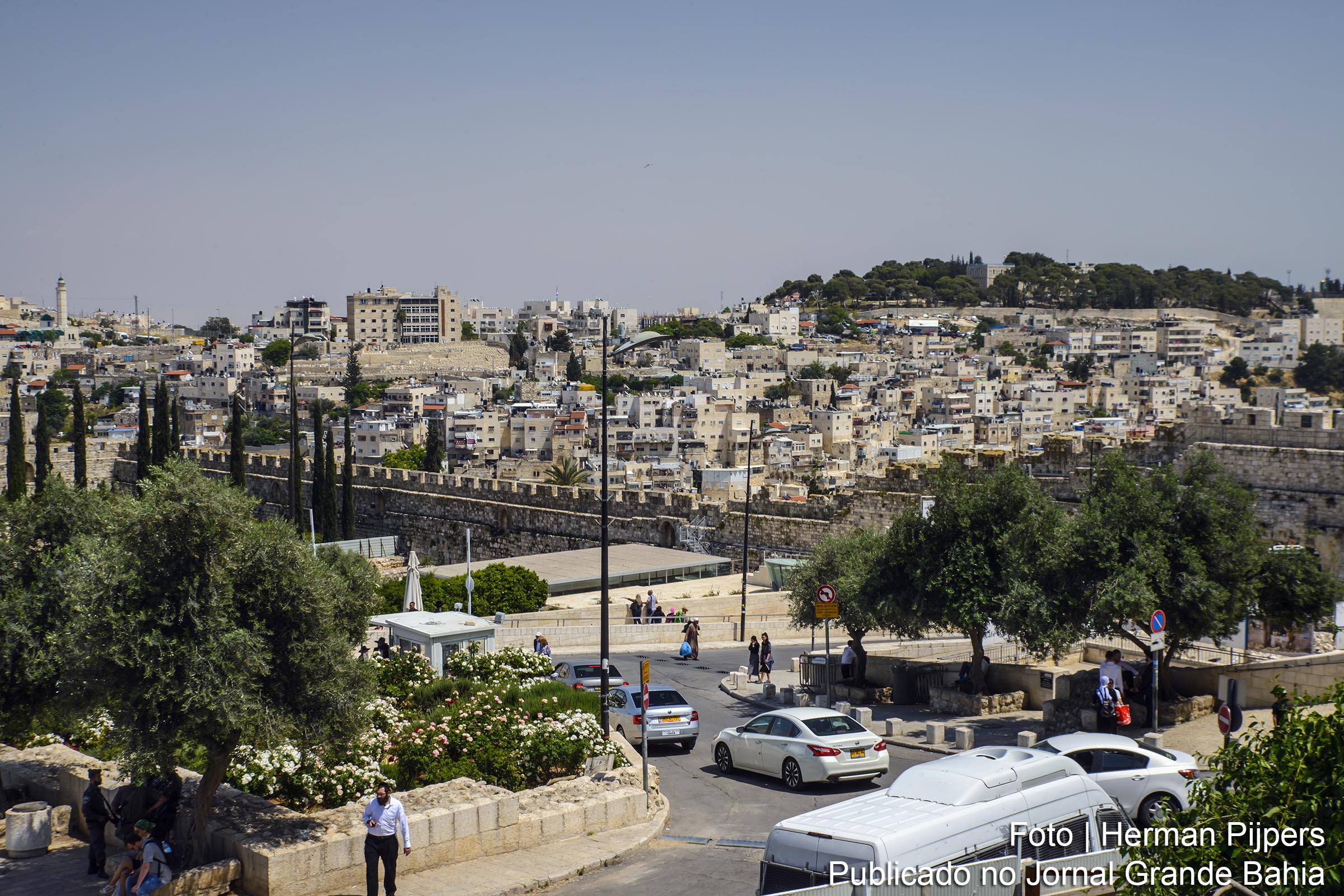 Vista da cidade de Jerusalém.