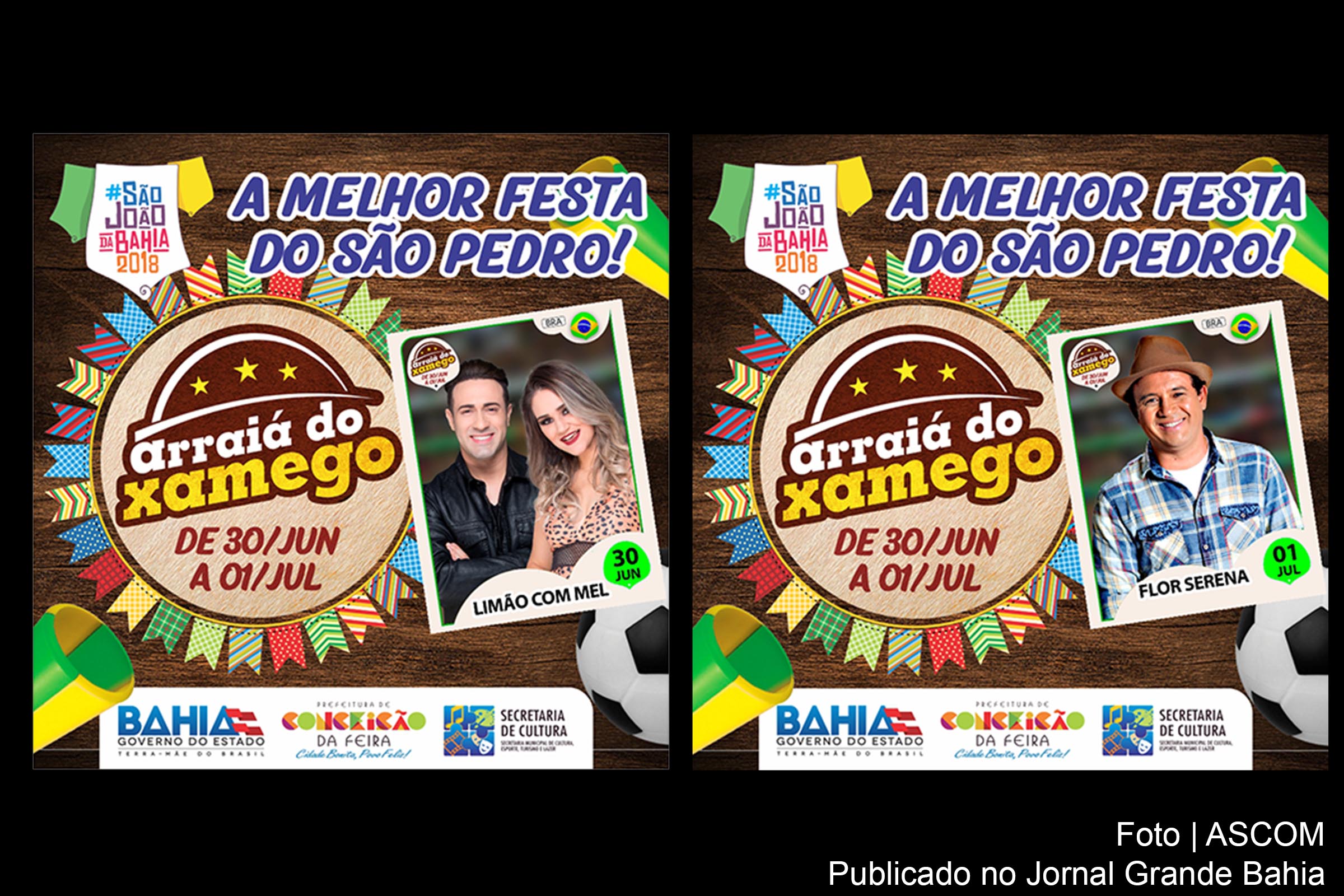 Destacadas atrações musicais marcam a edição 2018 do São Pedro de Conceição da Feira.