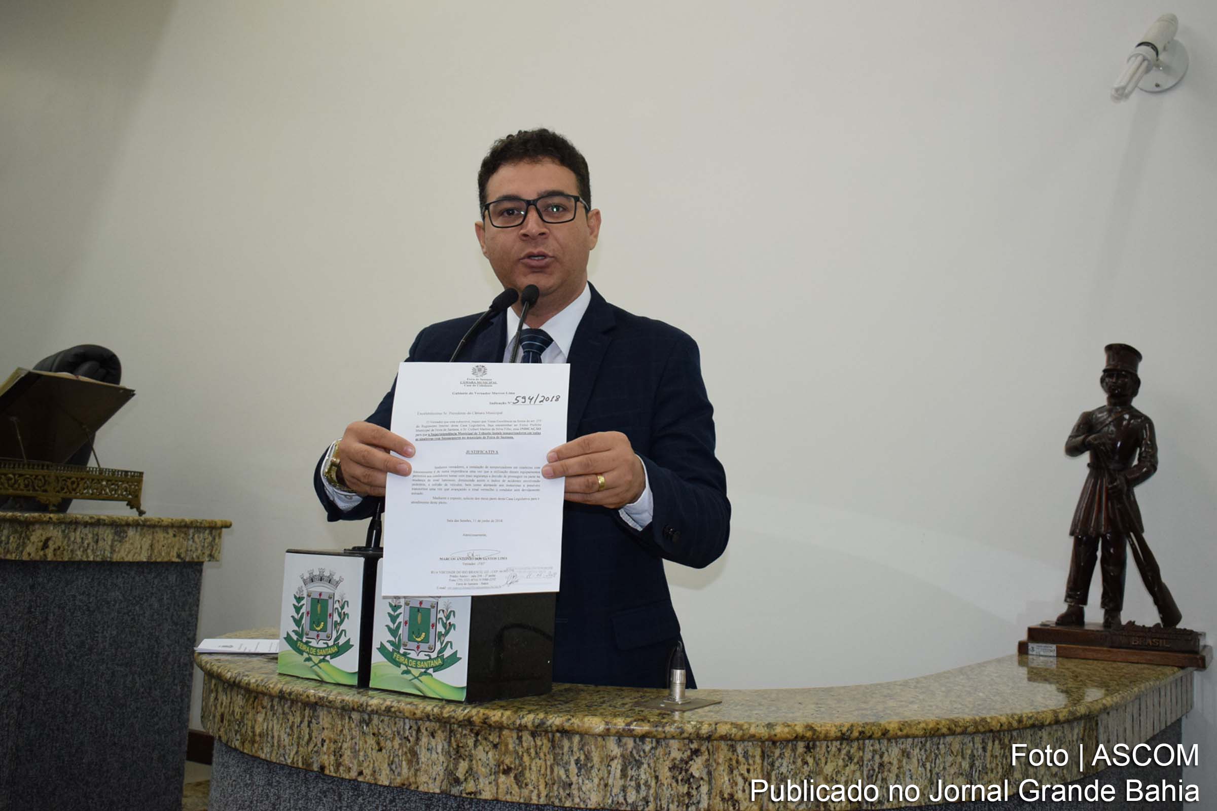 Marcos Lima: meu objetivo é trazer melhorias para o povo.