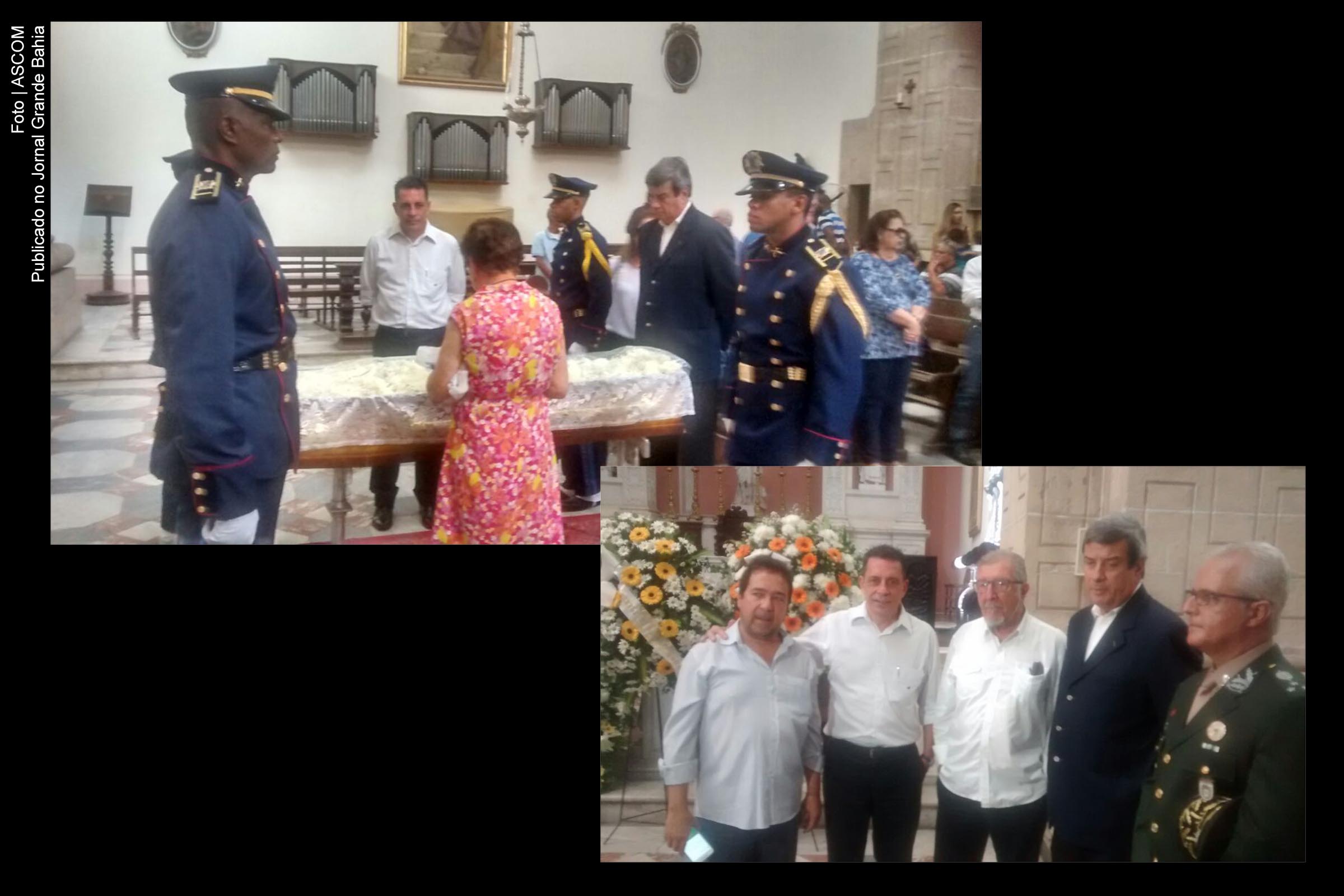 Prefeito Colbert Martins Filho participa do velório do ex-governador Waldir Pires.