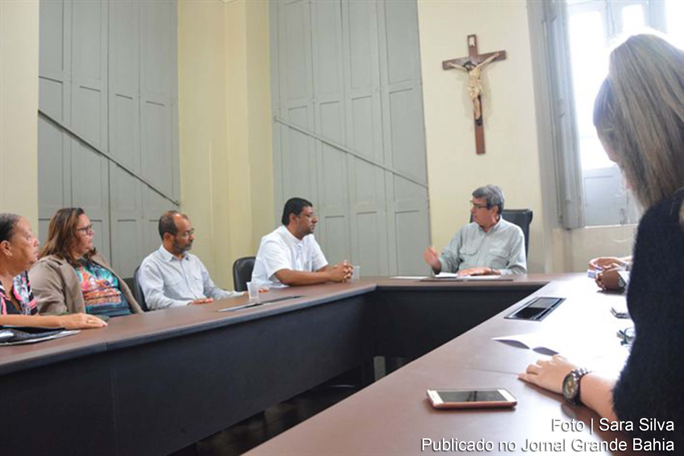 A programação festiva em homenagem a Nossa Senhora Sant’ana foi apresentada ao prefeito Colbert Martins Filho, em seu Gabinete, no Paço Municipal Maria Quitéria.