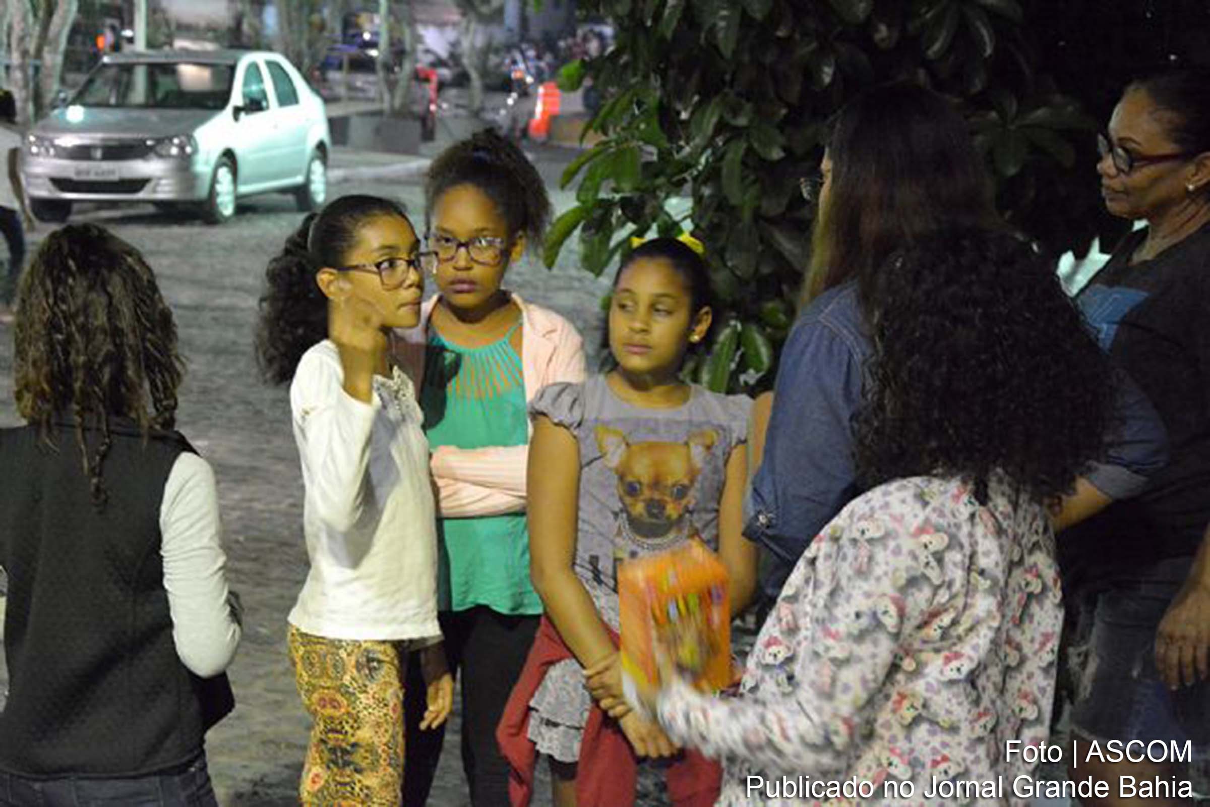 Crianças presentes no São João 2018 de Tiquaruçu.