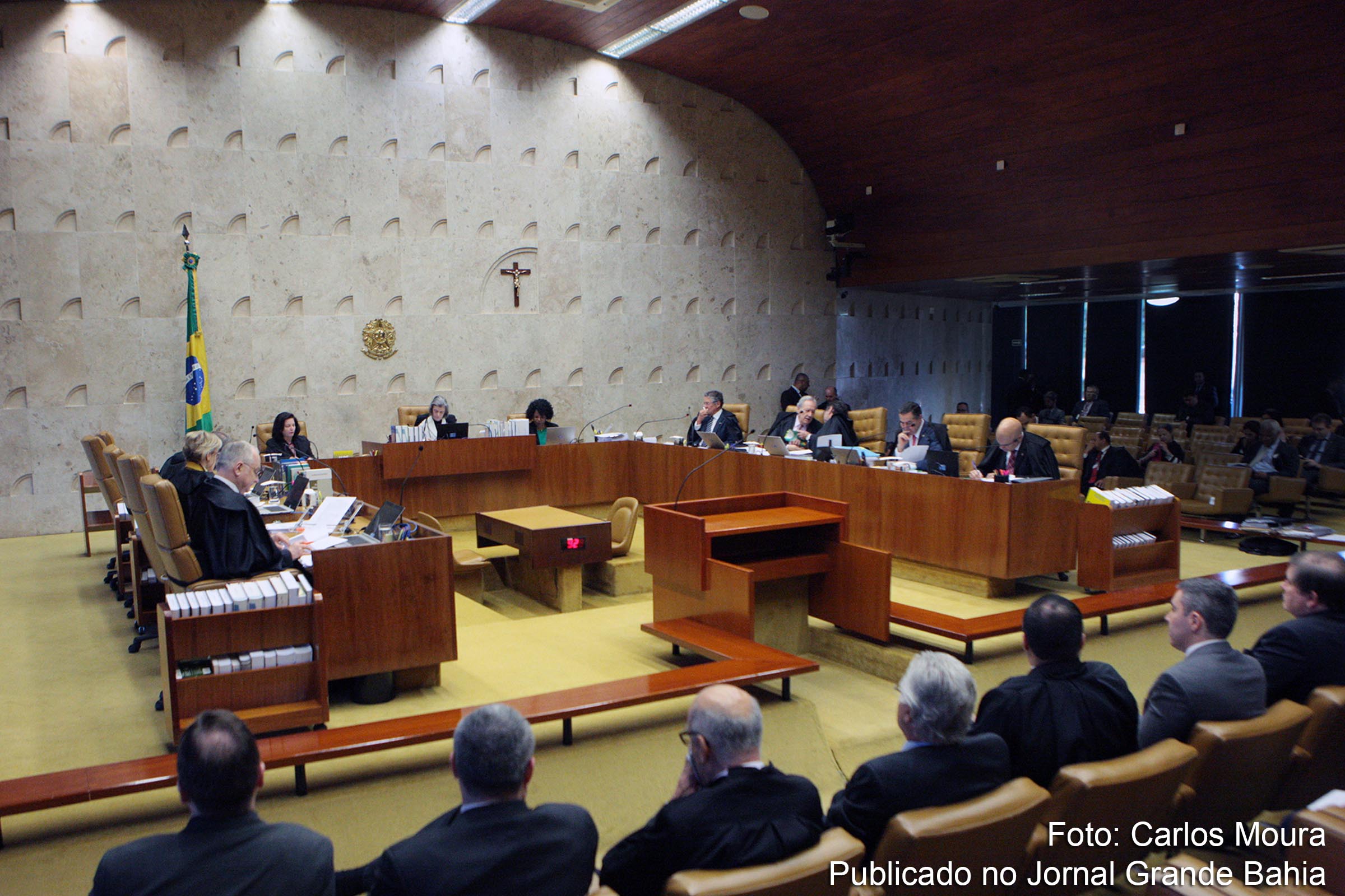 Sessão plenária do Supremo Tribunal Federal (STF), sob a presidência da ministra Cármen Lúcia.