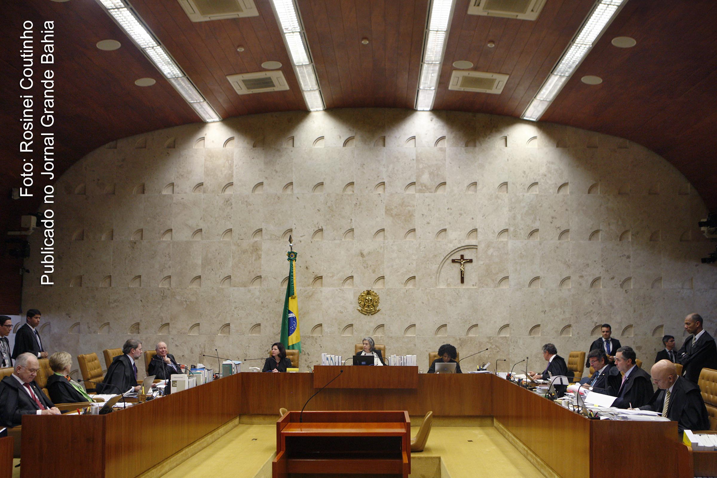 Sessão plenária do Supremo Tribunal Federal (STF), sob a presidência da ministra Cármen Lúcia.