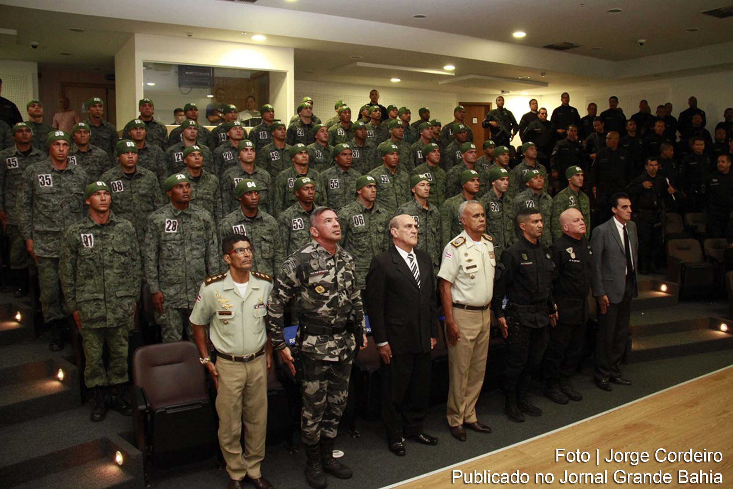 Aula inaugural do curso de Operações Especiais do BOPE Bahia.