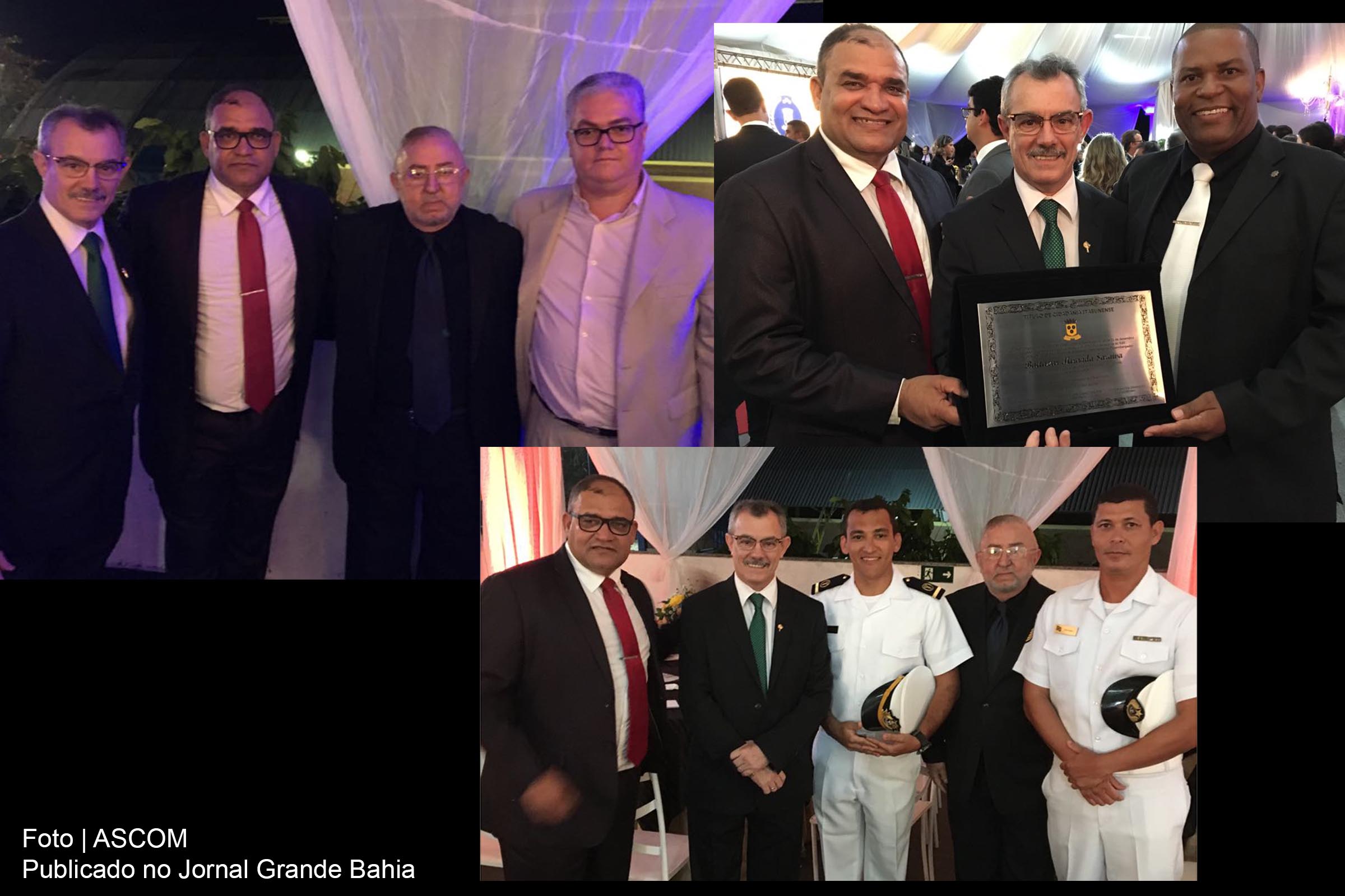 Membros da comunidade, políticos, juristas e militares prestigiaram outorga do título de Cidadão de Itabuna ao desembargador Baltazar Miranda Saraiva.