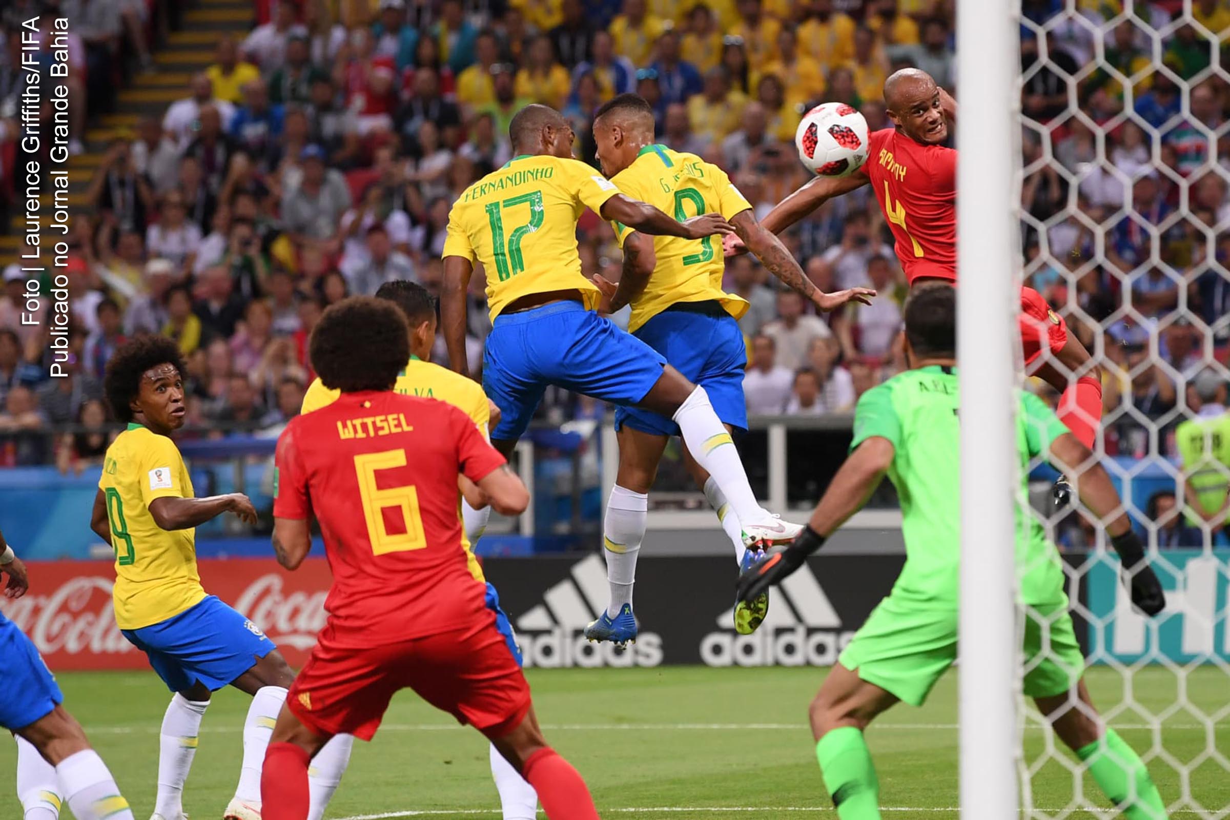 Seleção Brasileira é eliminada pela Bélgica, nas oitavas de final da Copa do Mundo Rússia 2018