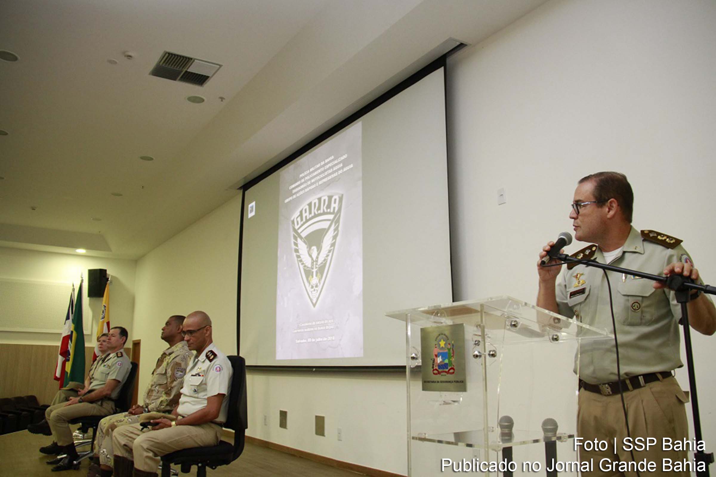Esquadrão Águia inicia curso de motopatrulhamento tático na sede da SSP Bahia