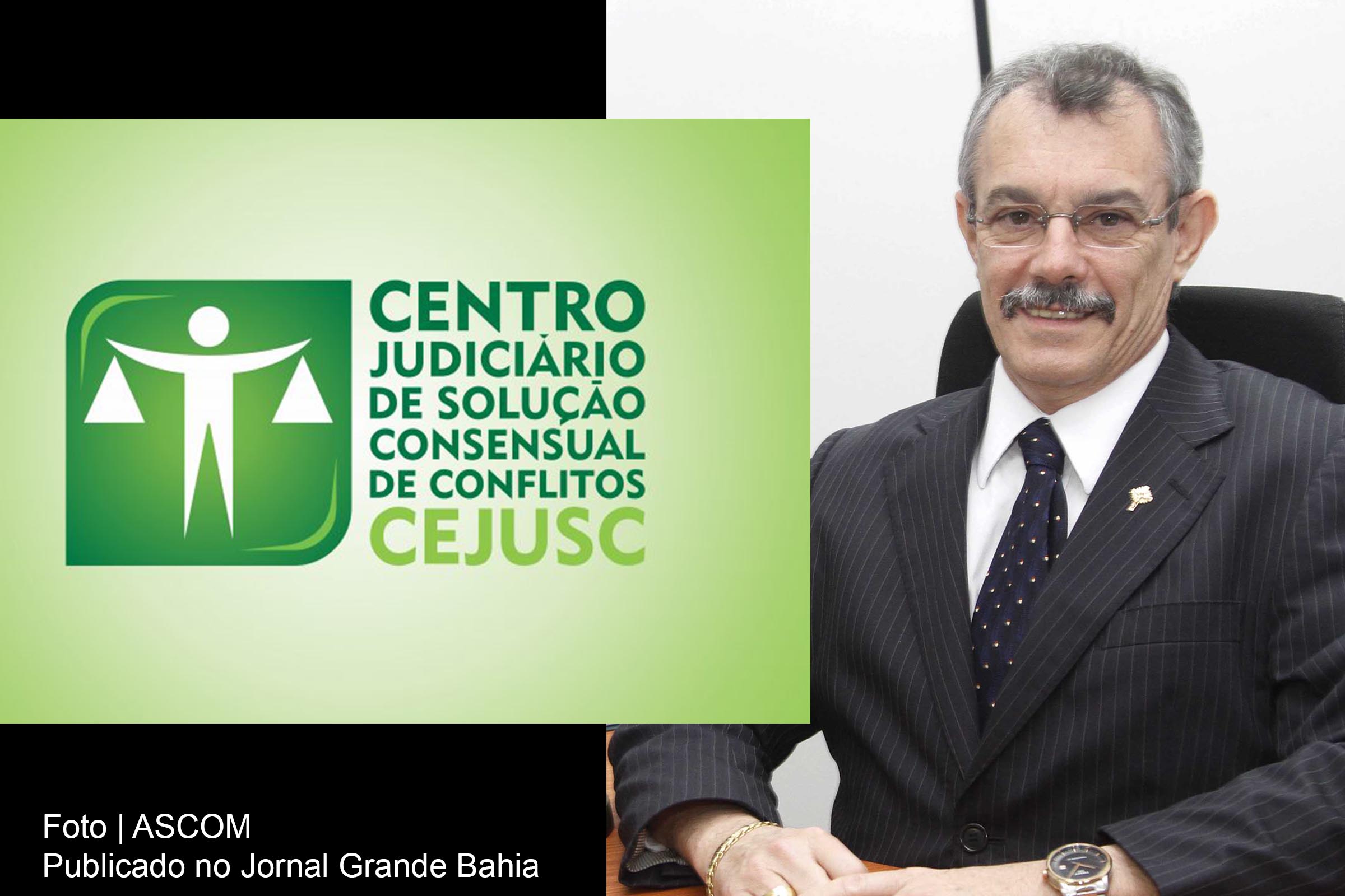 Desembargador Baltazar Miranda Saraiva participa de cerimônia de inauguração do CEJUSC de Vitória da Conquista.
