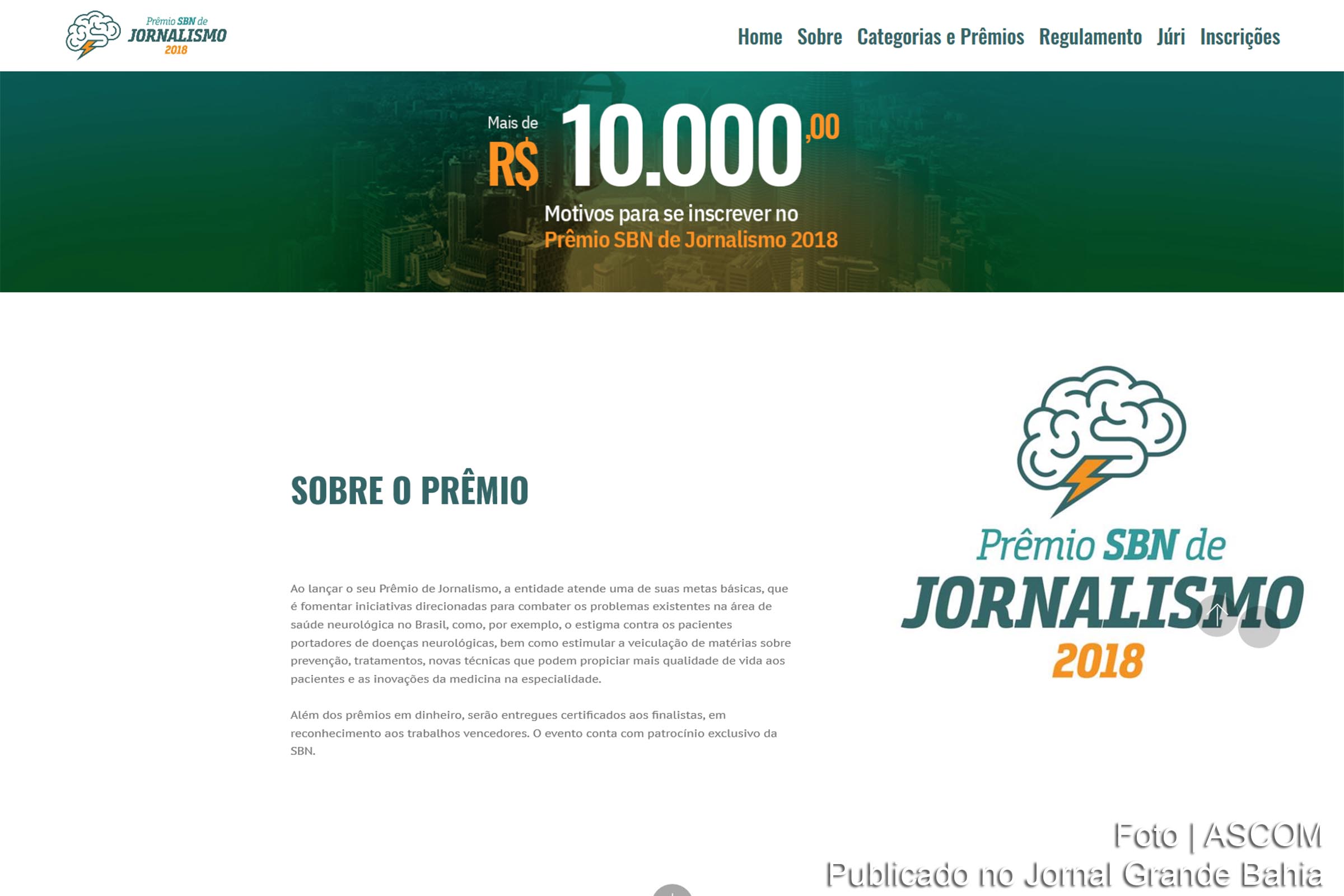 Edição 2018 do Prêmio SBN de Jornalismo está com inscrições abertas.