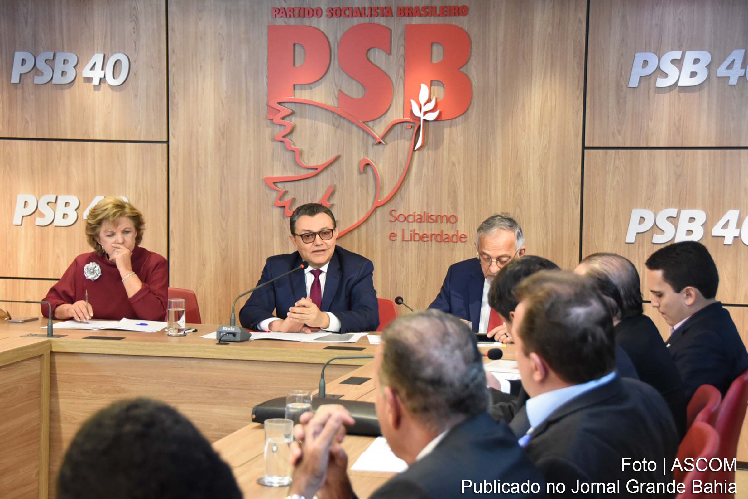 Reunião da executiva nacional do PSB debate eleição de 2018.