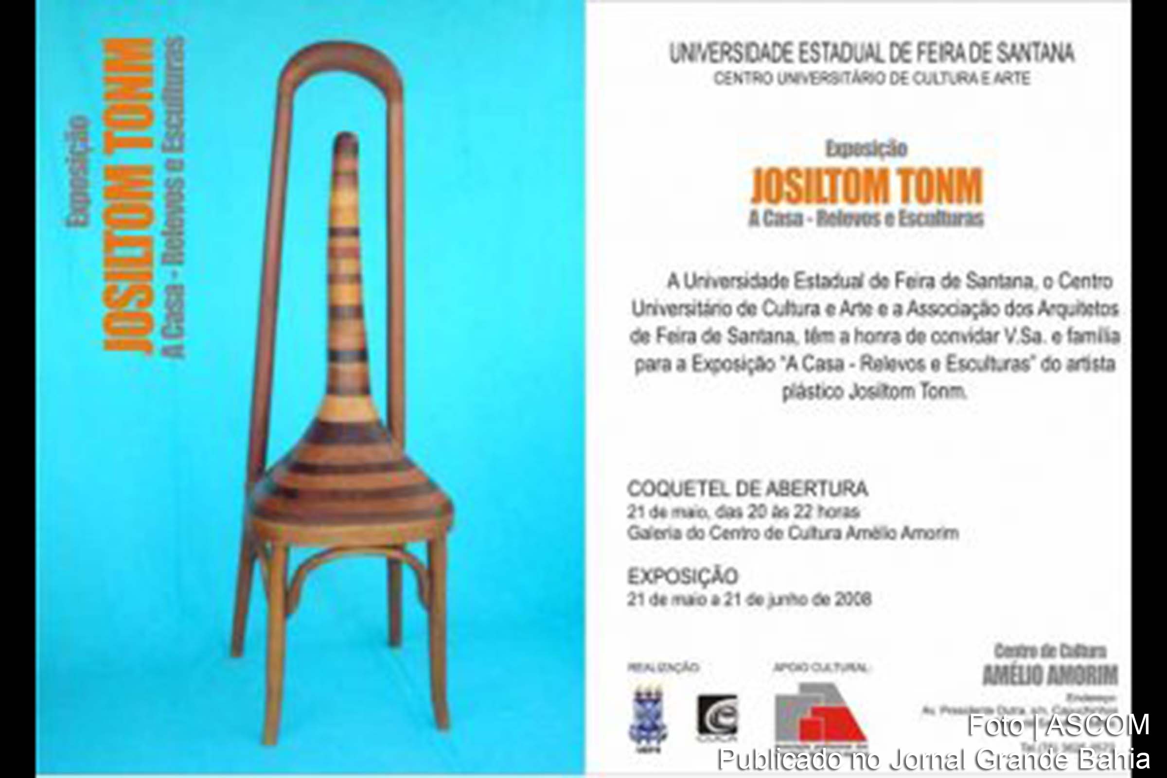 Exposição A Casa - Relevos e Esculturas.