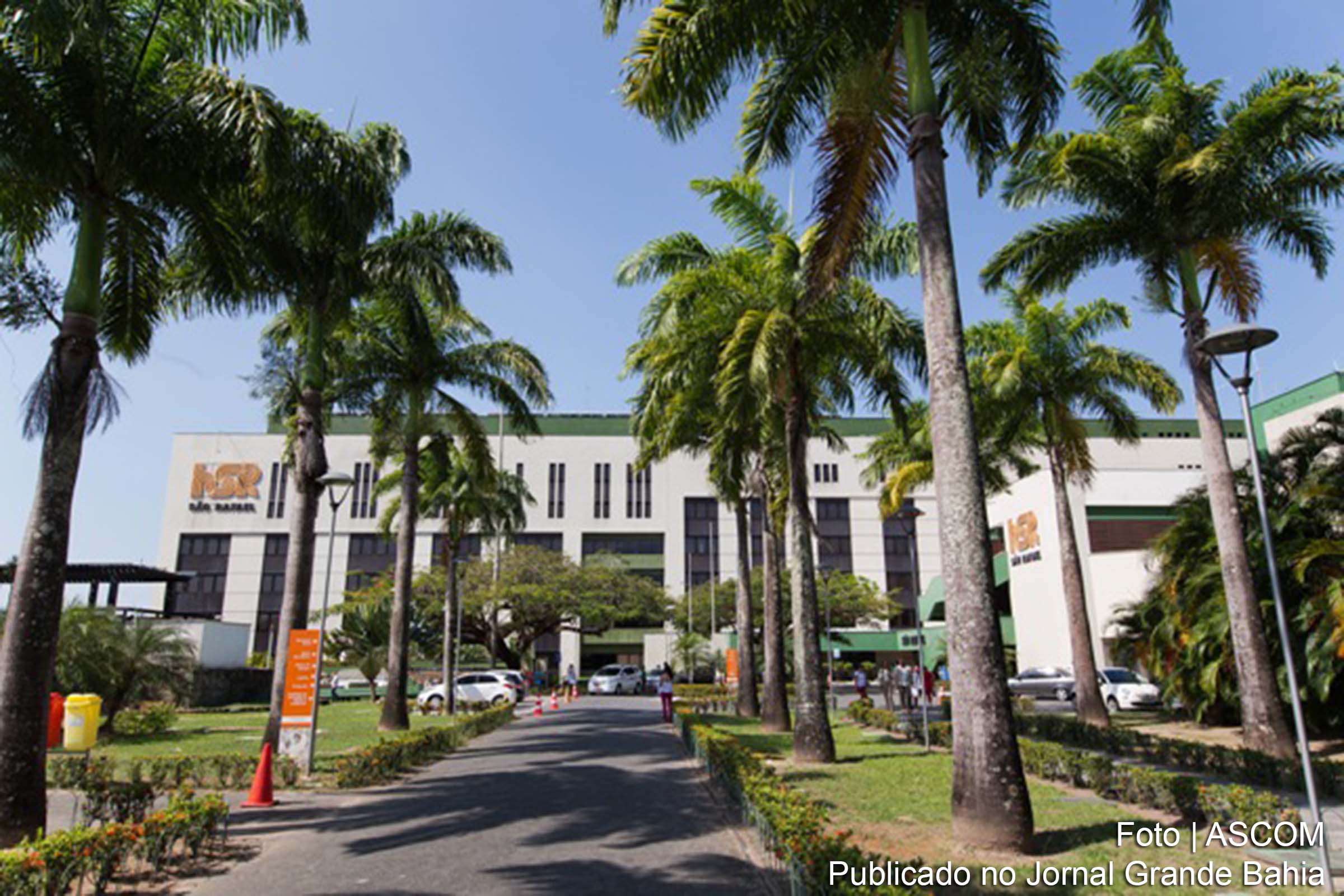 Fachada do Hospital São Rafael, em Salvador.