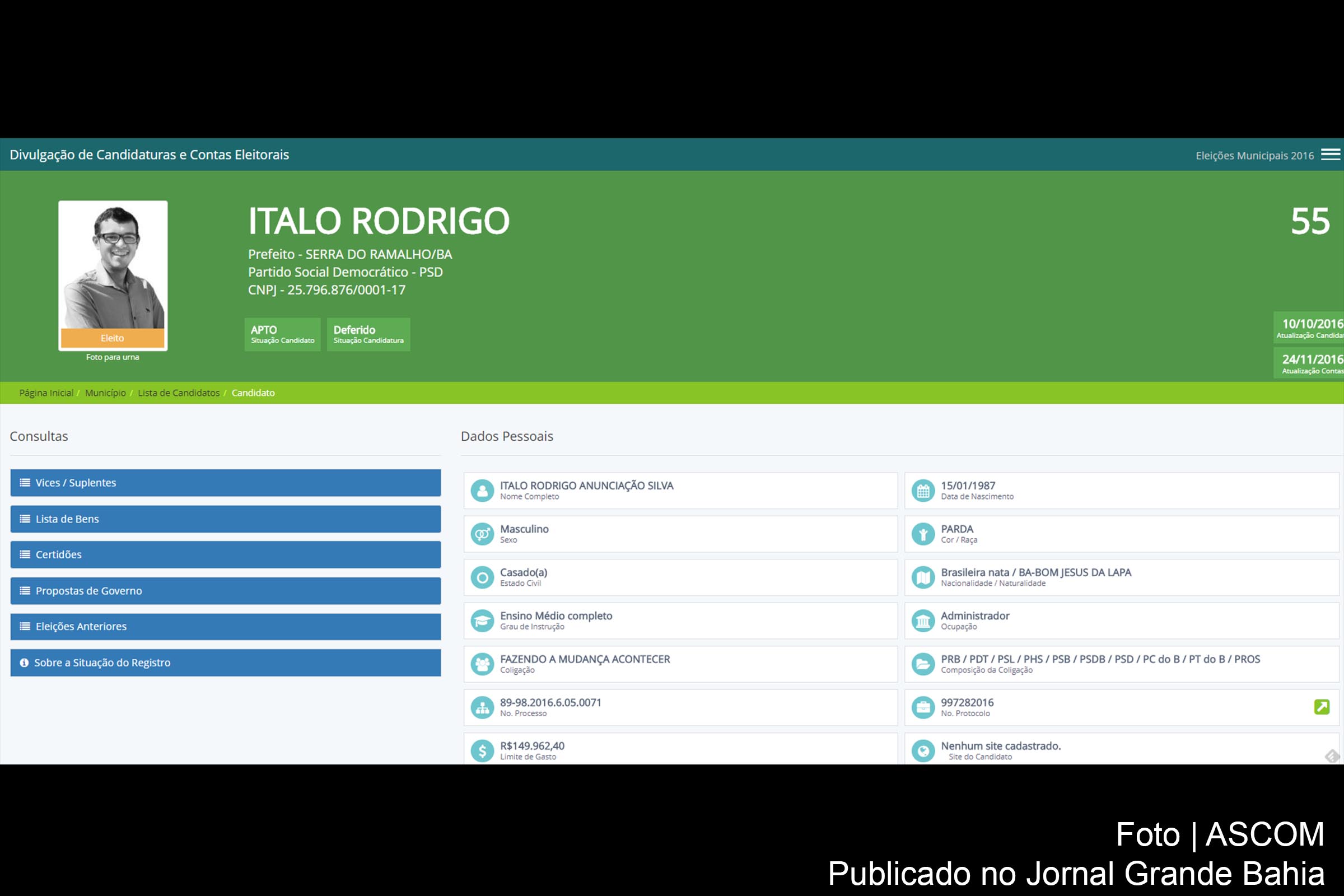 Segundo o MPF, o gestor, o pai e o sócio da empresa STLC – que também tiveram os bens bloqueados – são acusados de fraudarem licitação de transporte escolar.